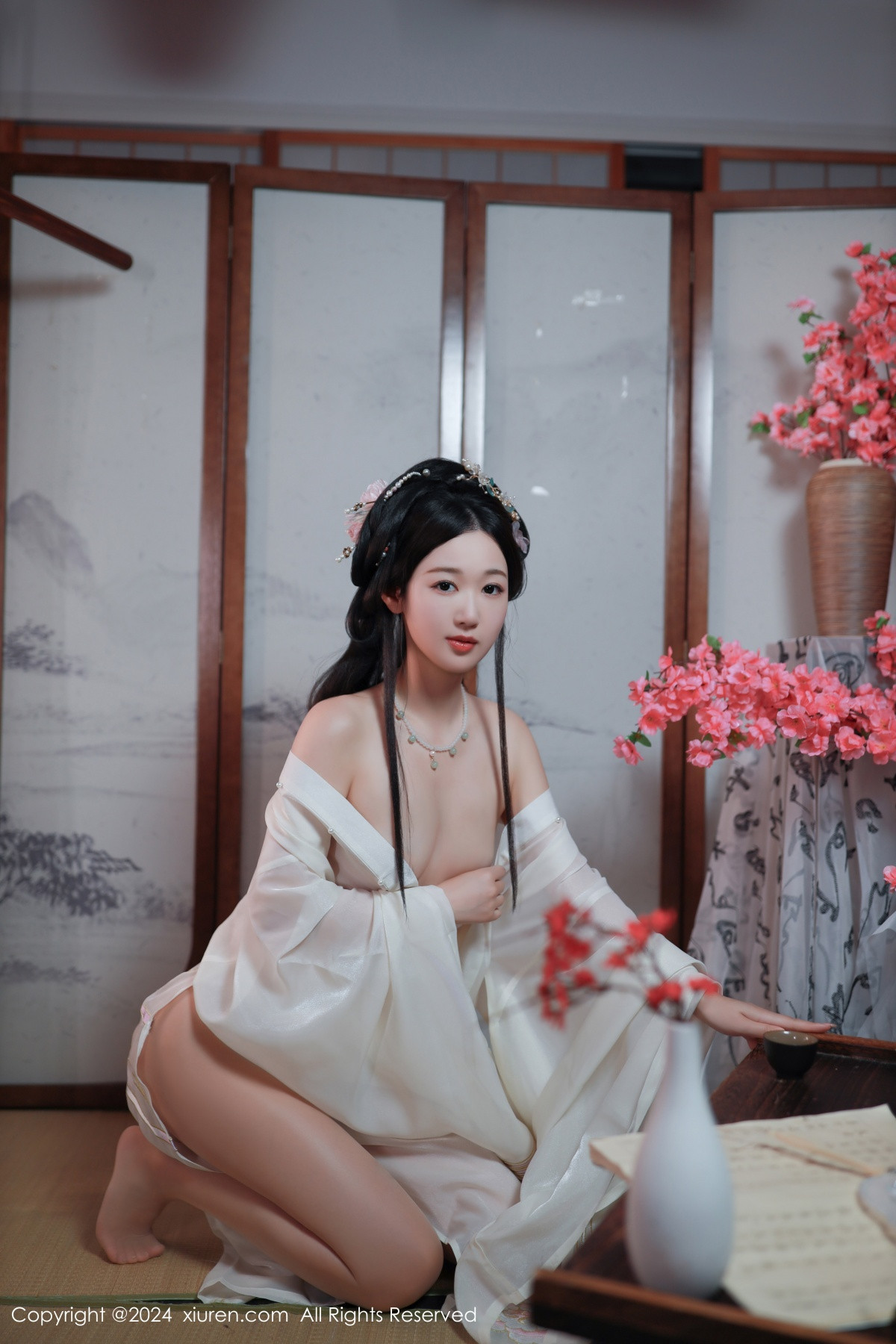 [秀人网] 2024.07.22 No.8898 唐安琪 丝袜美腿  第58张