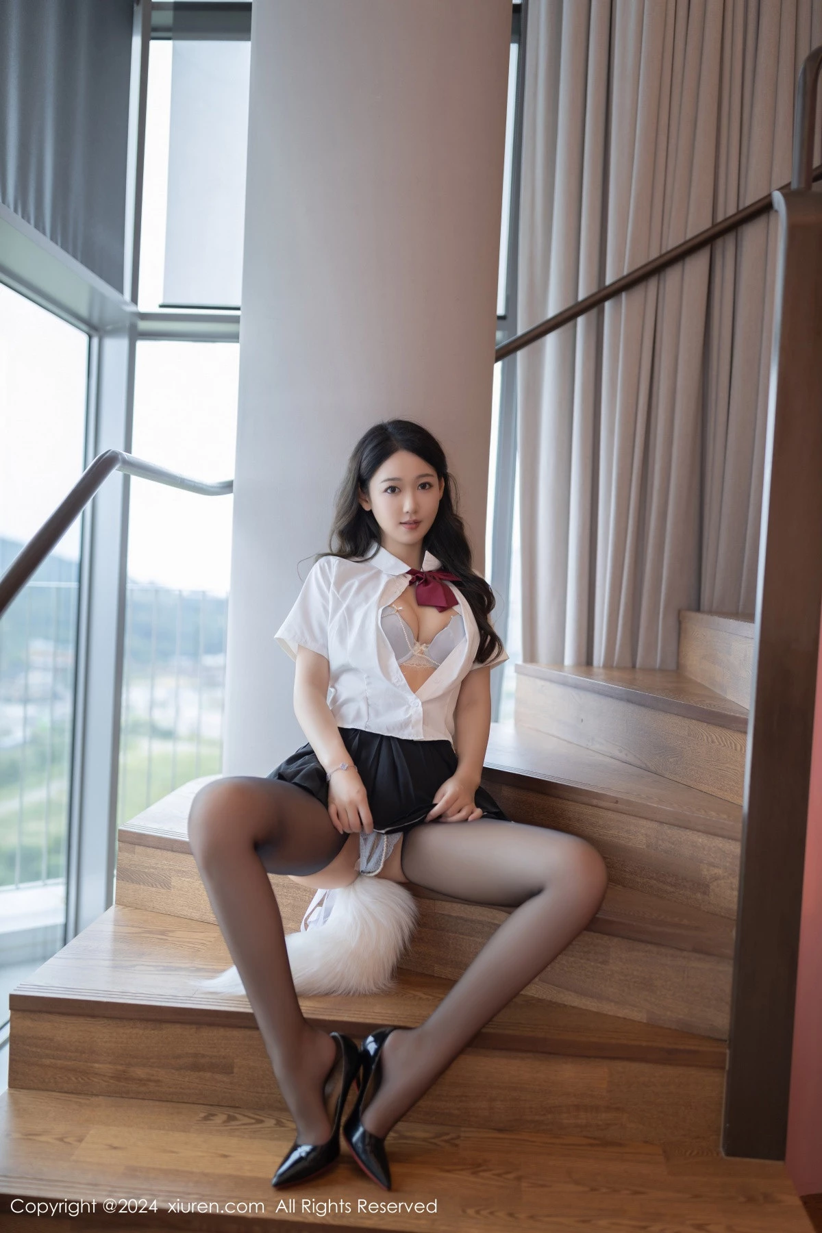 [秀人网] 2024.09.18 No.9174 唐安琪 黑丝美腿  第26张