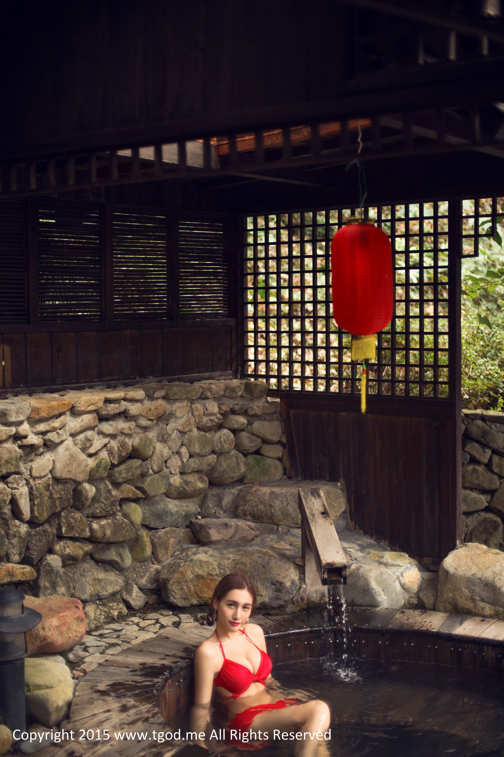 艾希ICE-《女神驾到》宁海森林温泉 [TGOD推女神]高清写真图  第22张