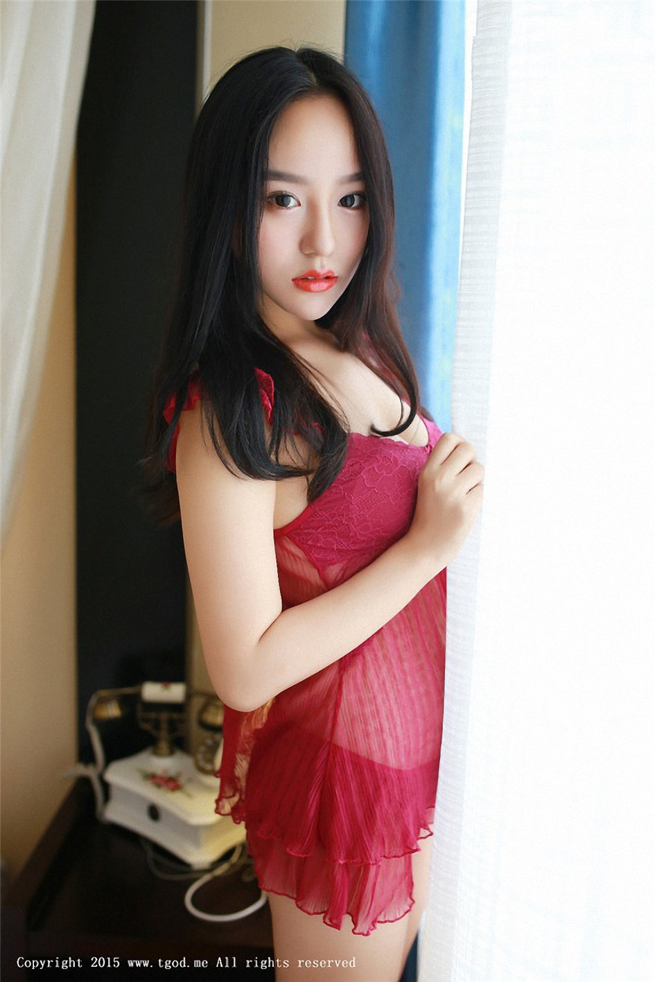 鱼猫盾 [TGOD推女神]高清写真图清纯更加火辣 ~  第7张