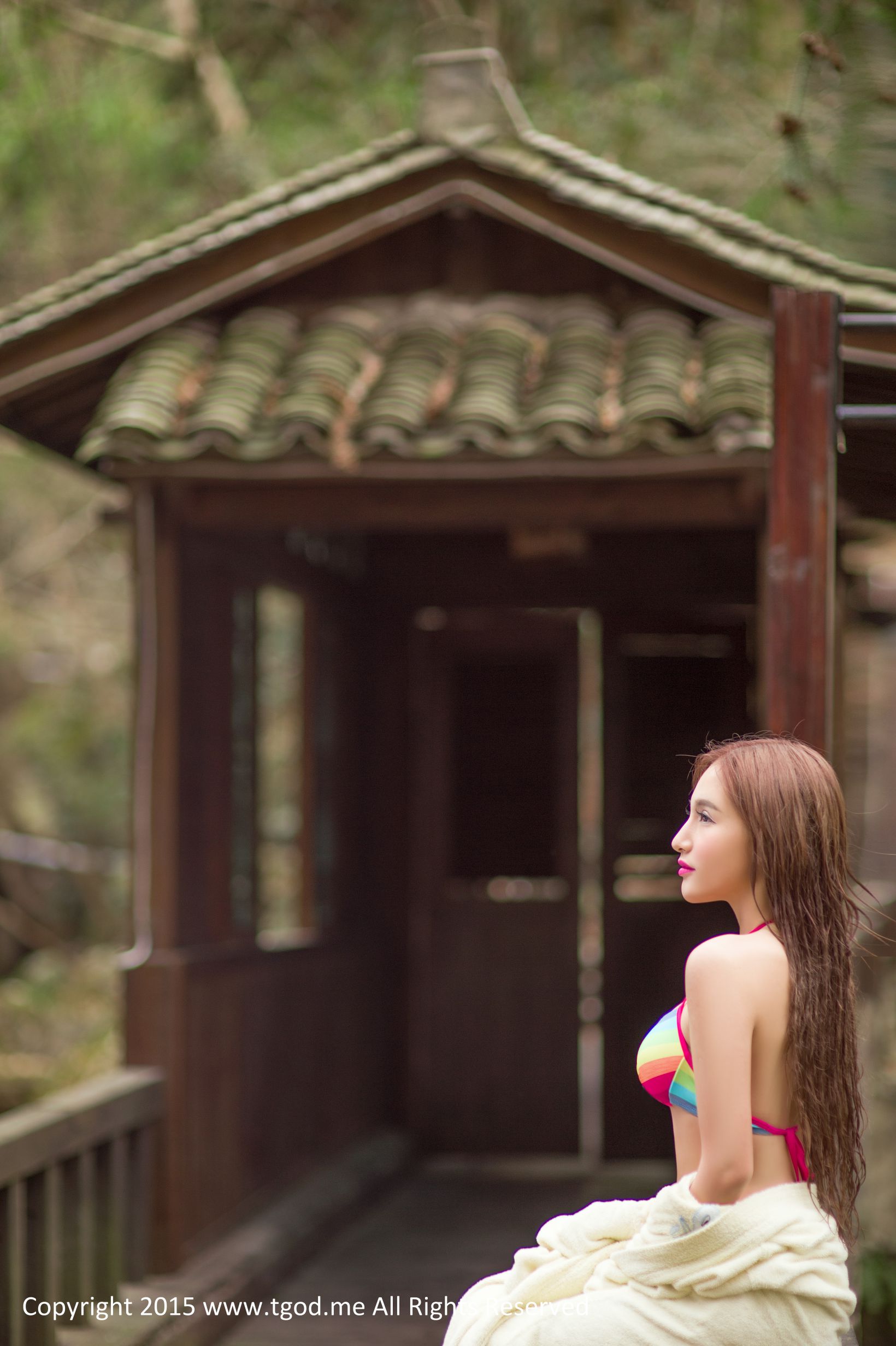 艾希ICE-《女神驾到》宁海森林温泉 [TGOD推女神]高清写真图  第47张