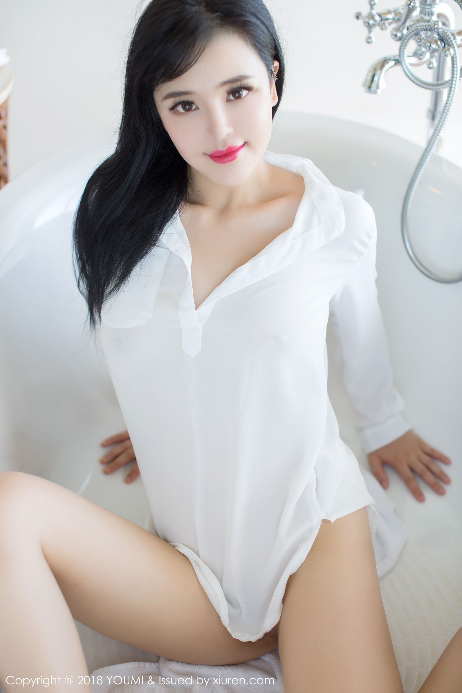 性感女神刘钰儿 白衬衫与情趣内衣  第4张