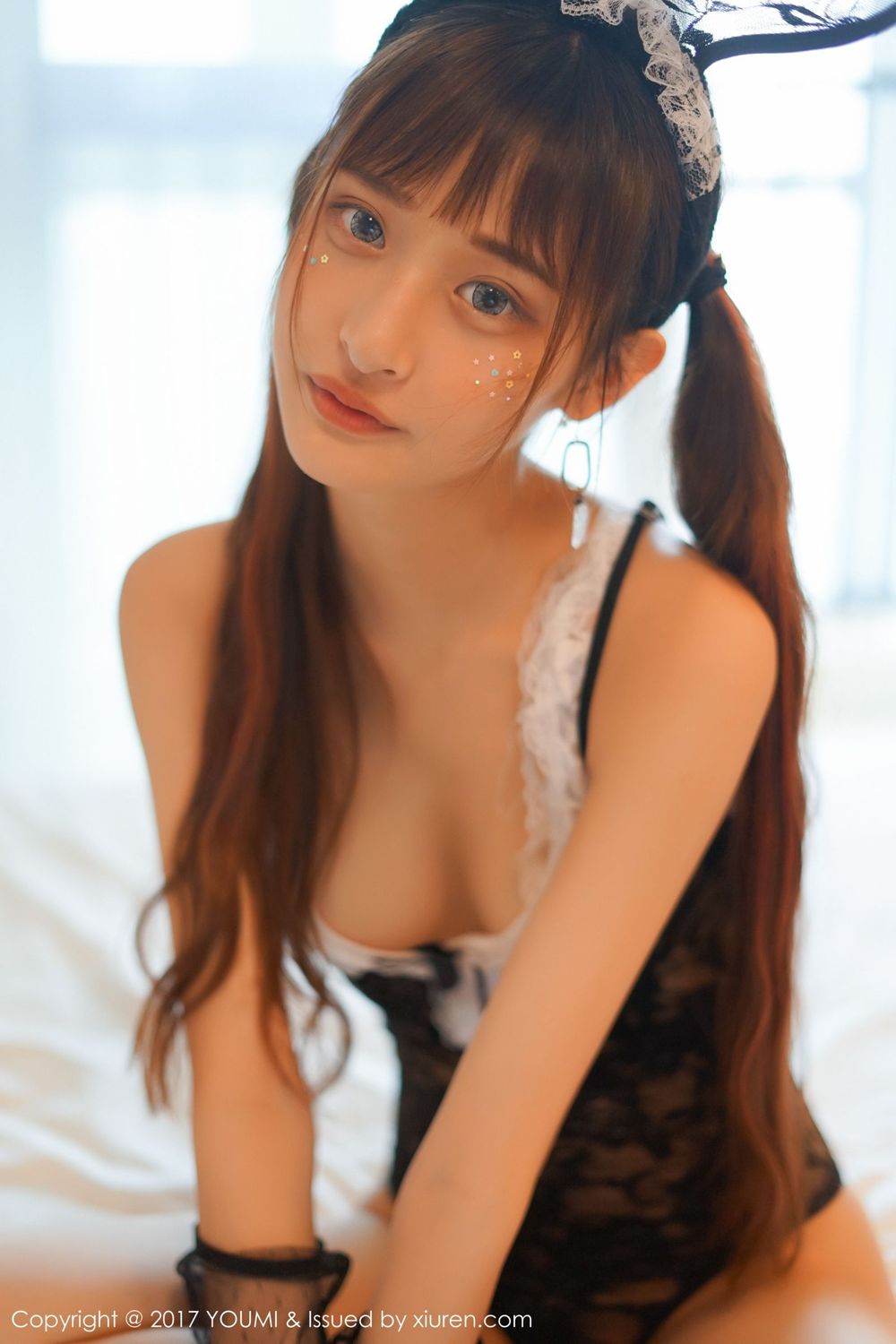小鸟依人little贝壳 女仆蕾丝兔比基尼  第55张
