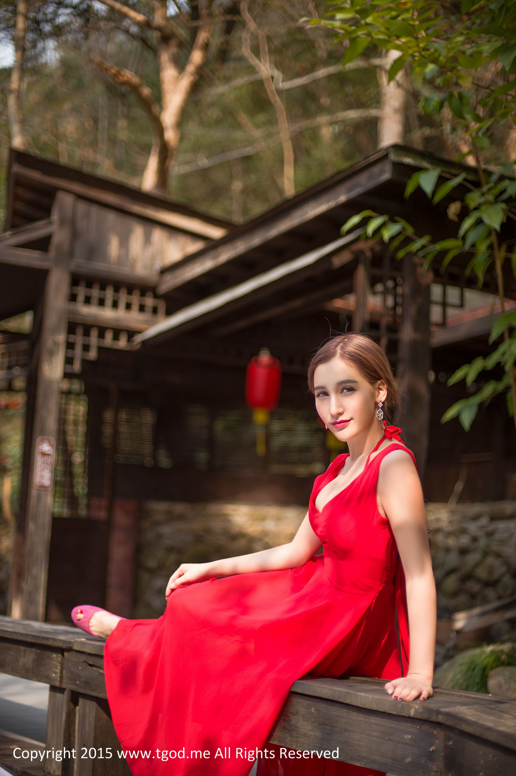艾希ICE-《女神驾到》宁海森林温泉 [TGOD推女神]高清写真图  第19张