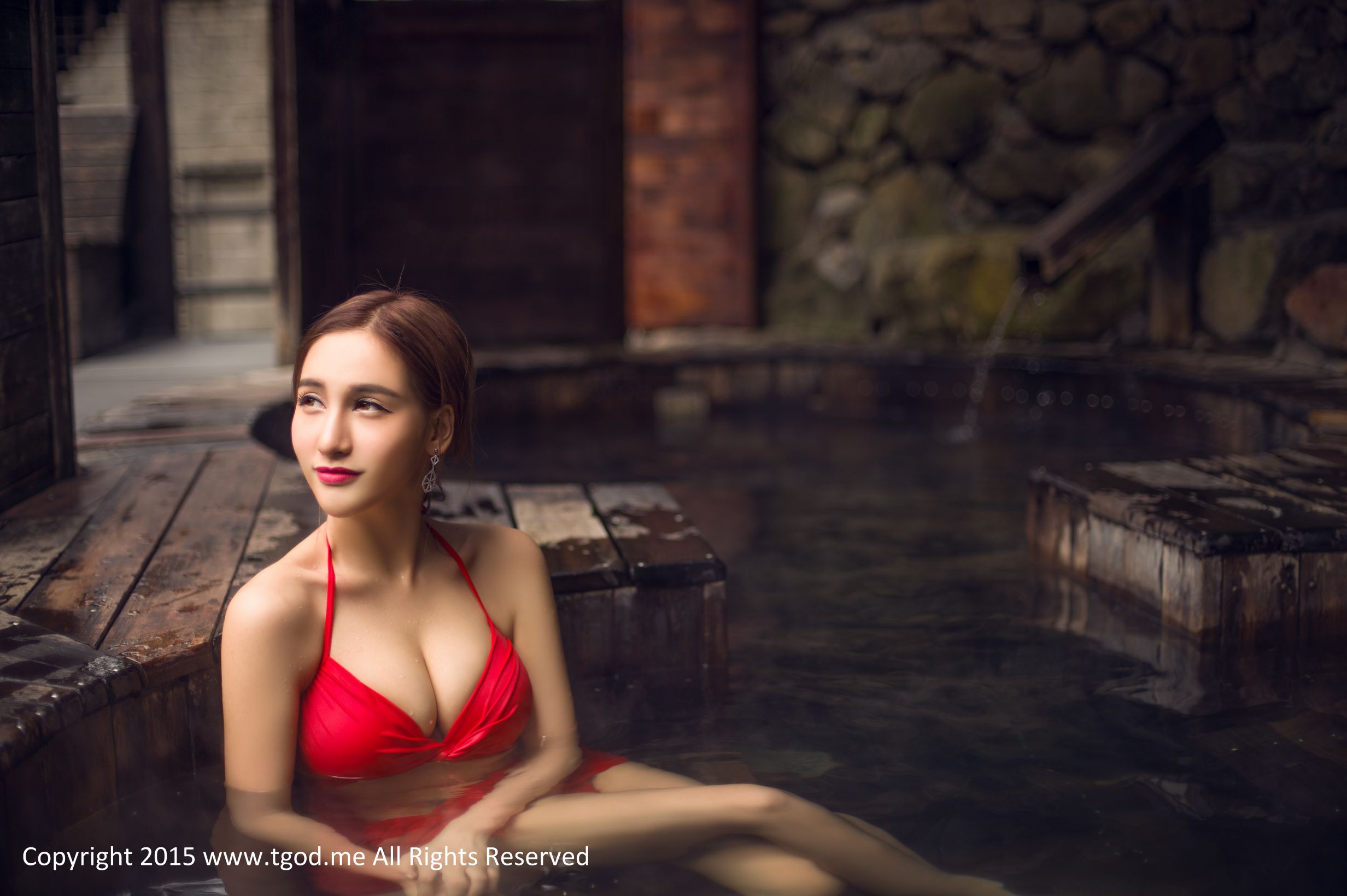 艾希ICE-《女神驾到》宁海森林温泉 [TGOD推女神]高清写真图  第24张