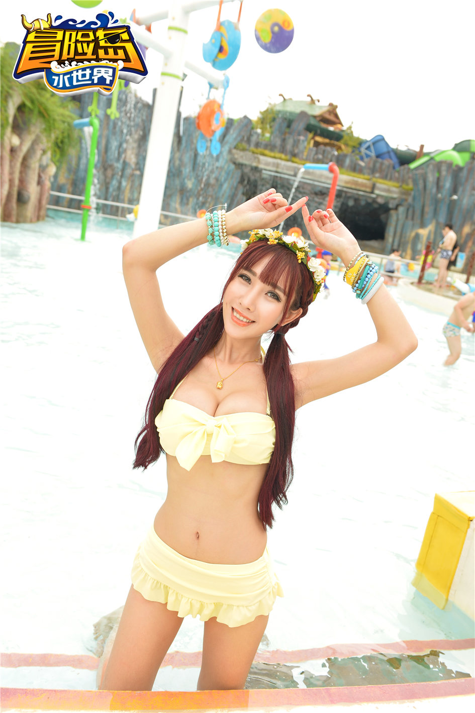 于姬Una、徐妍馨、小小白思宜、吴梓嫣 [TGOD推女神]高清写真图丽水冒险岛  第47张