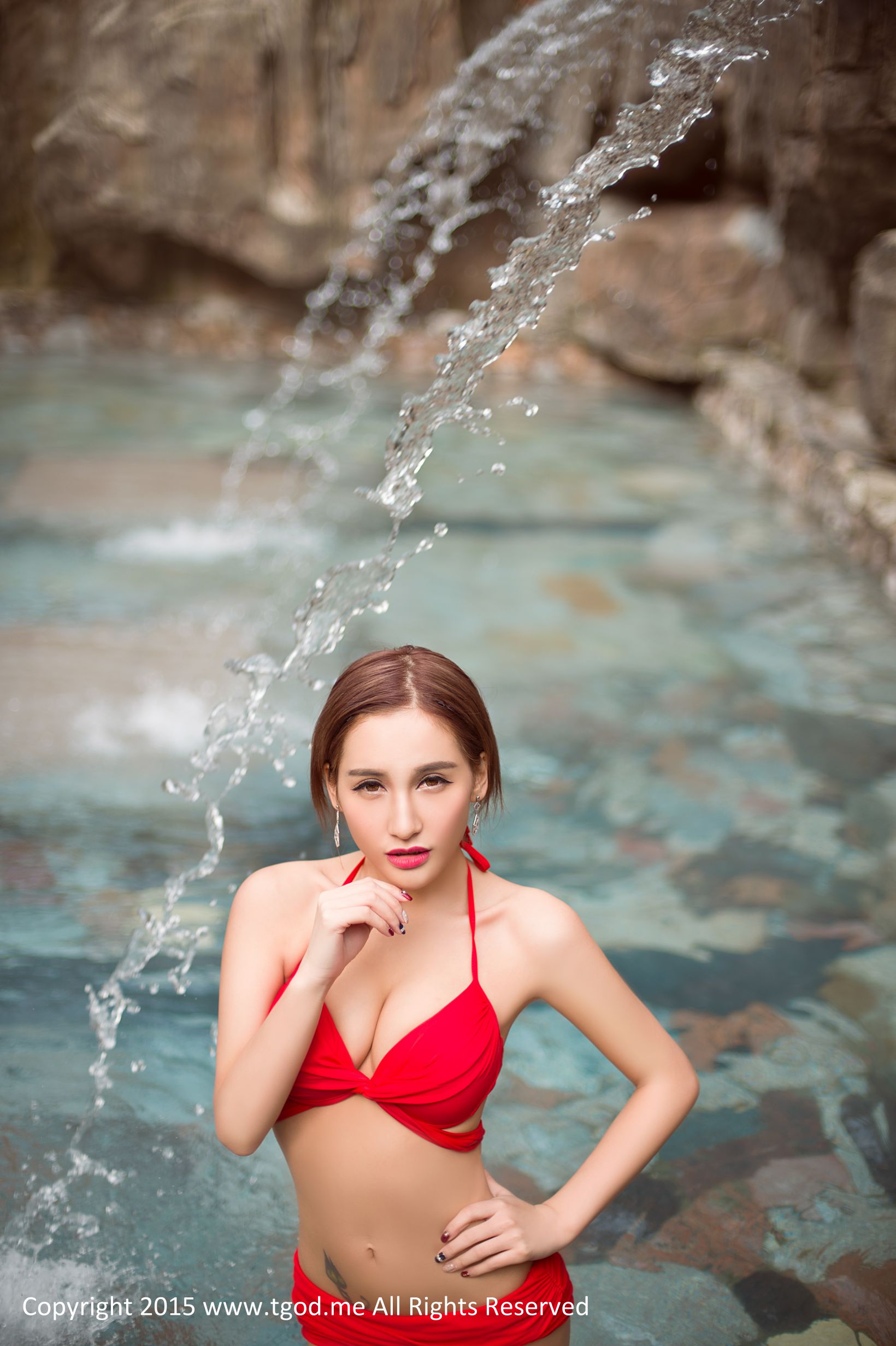 艾希ICE-《女神驾到》宁海森林温泉 [TGOD推女神]高清写真图  第30张