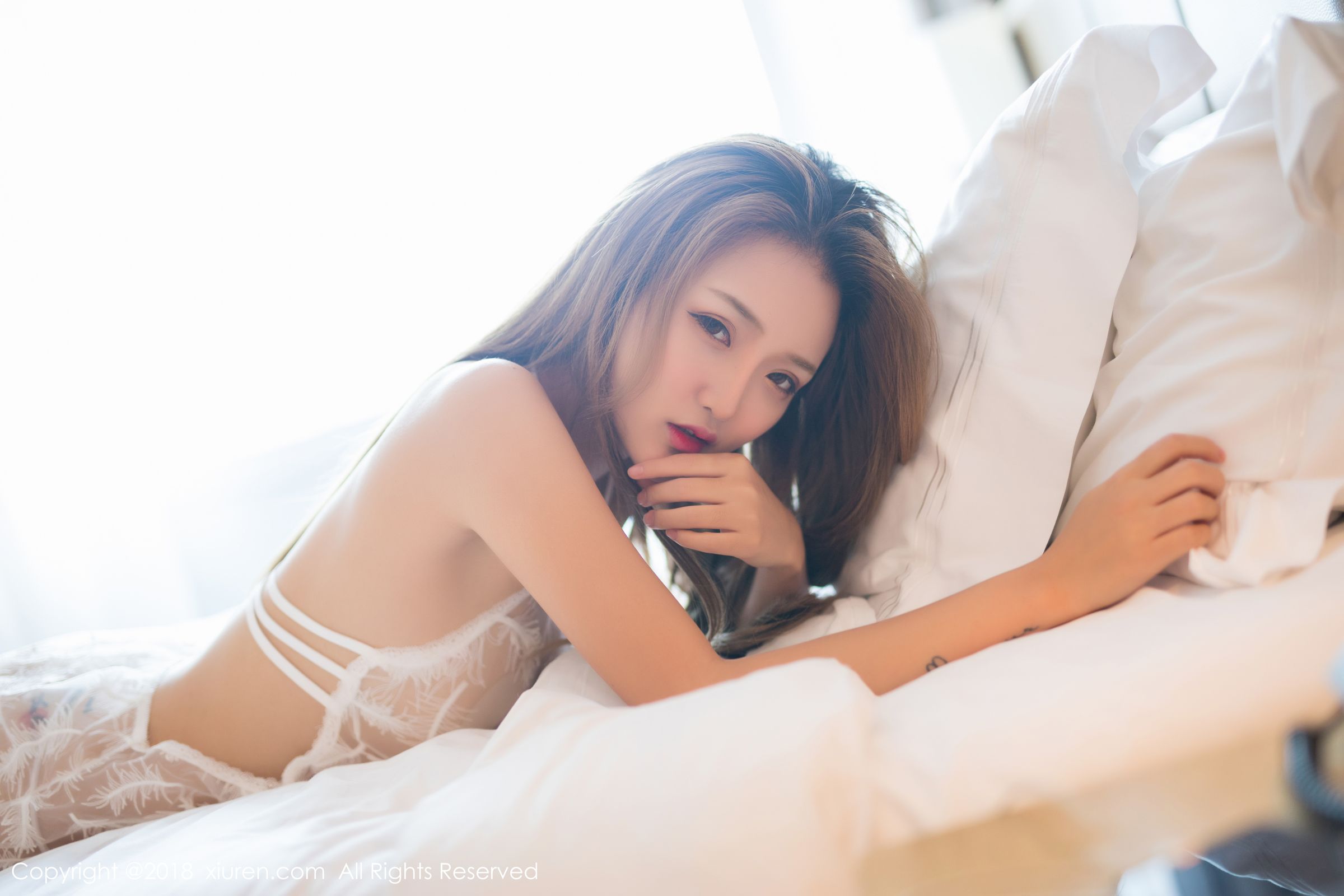 新人模特Miko酱 诱人内衣透视薄纱  第61张