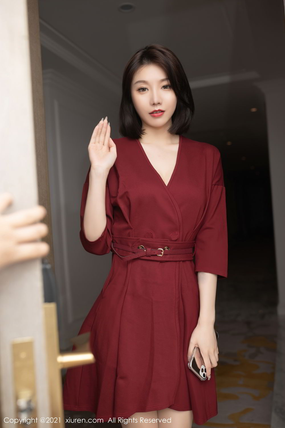 红衣女神安然Maleah 人妻气息浑然天成  第18张