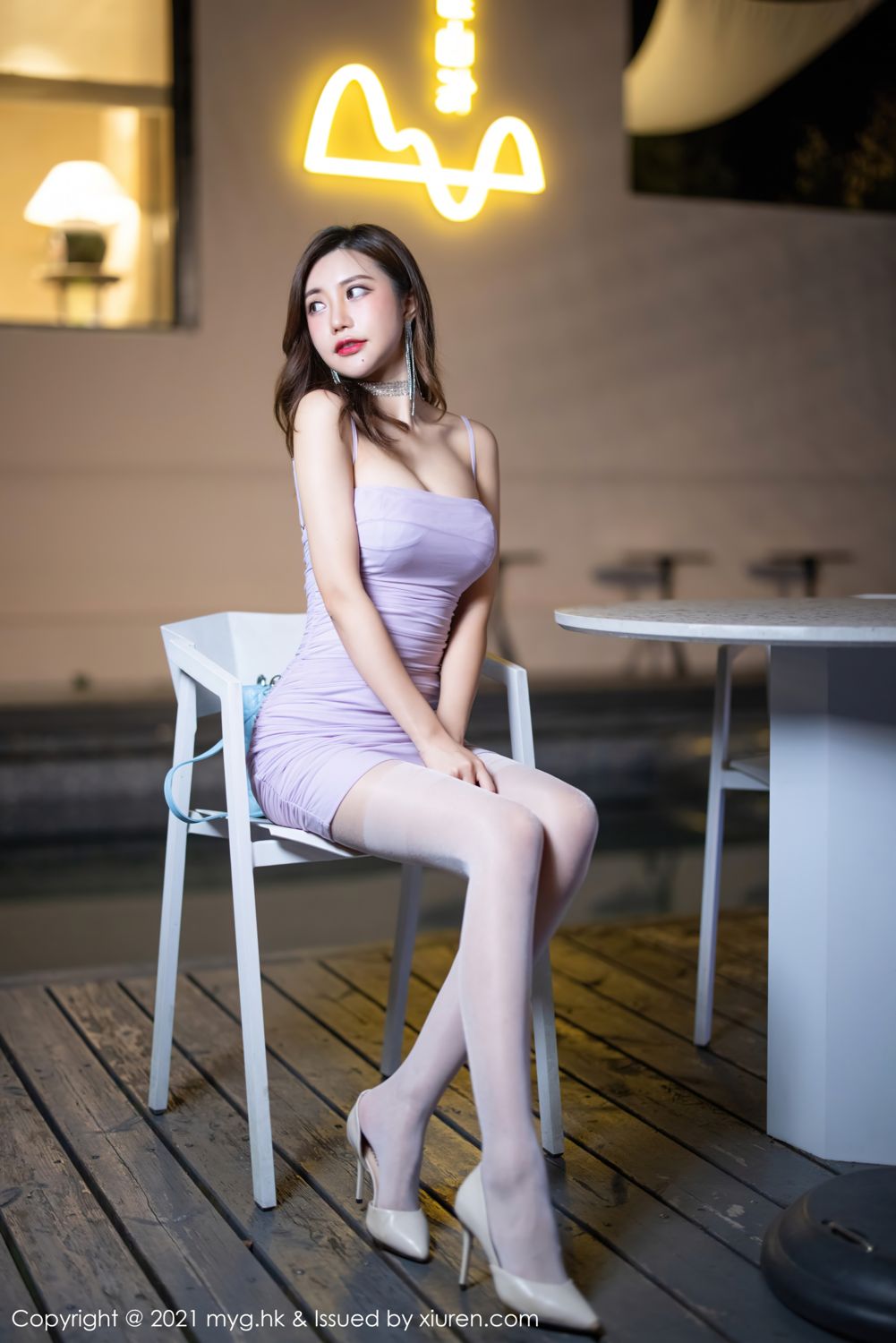 绮里嘉的紫色服饰 中秋来临梦幻嫦娥  第15张