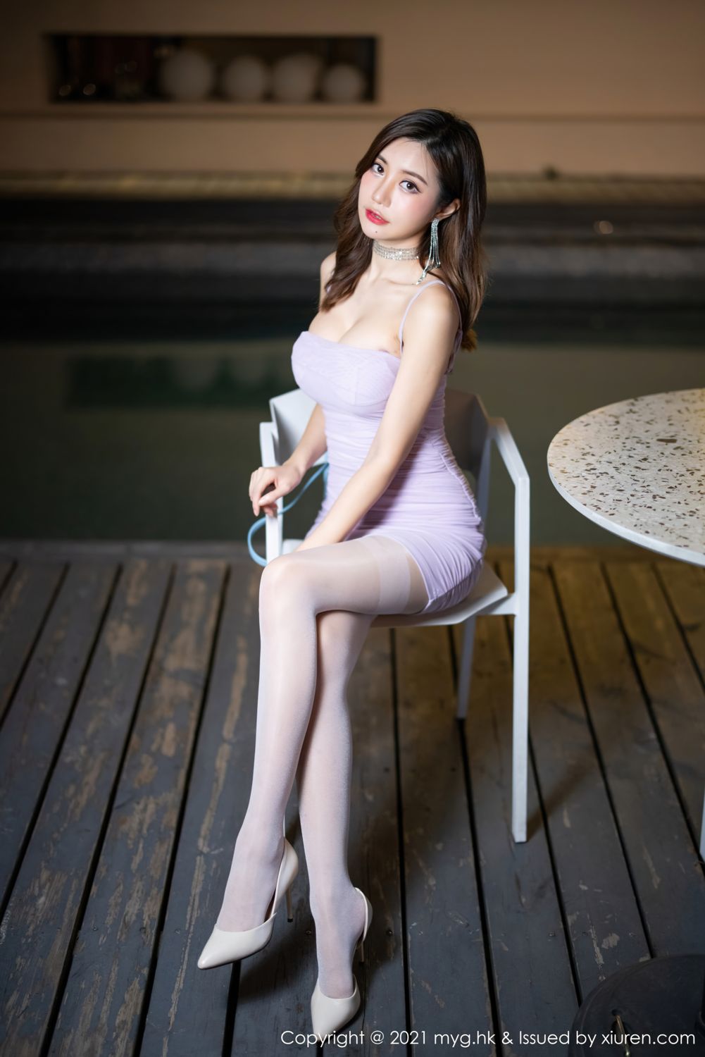 绮里嘉的紫色服饰 中秋来临梦幻嫦娥  第11张