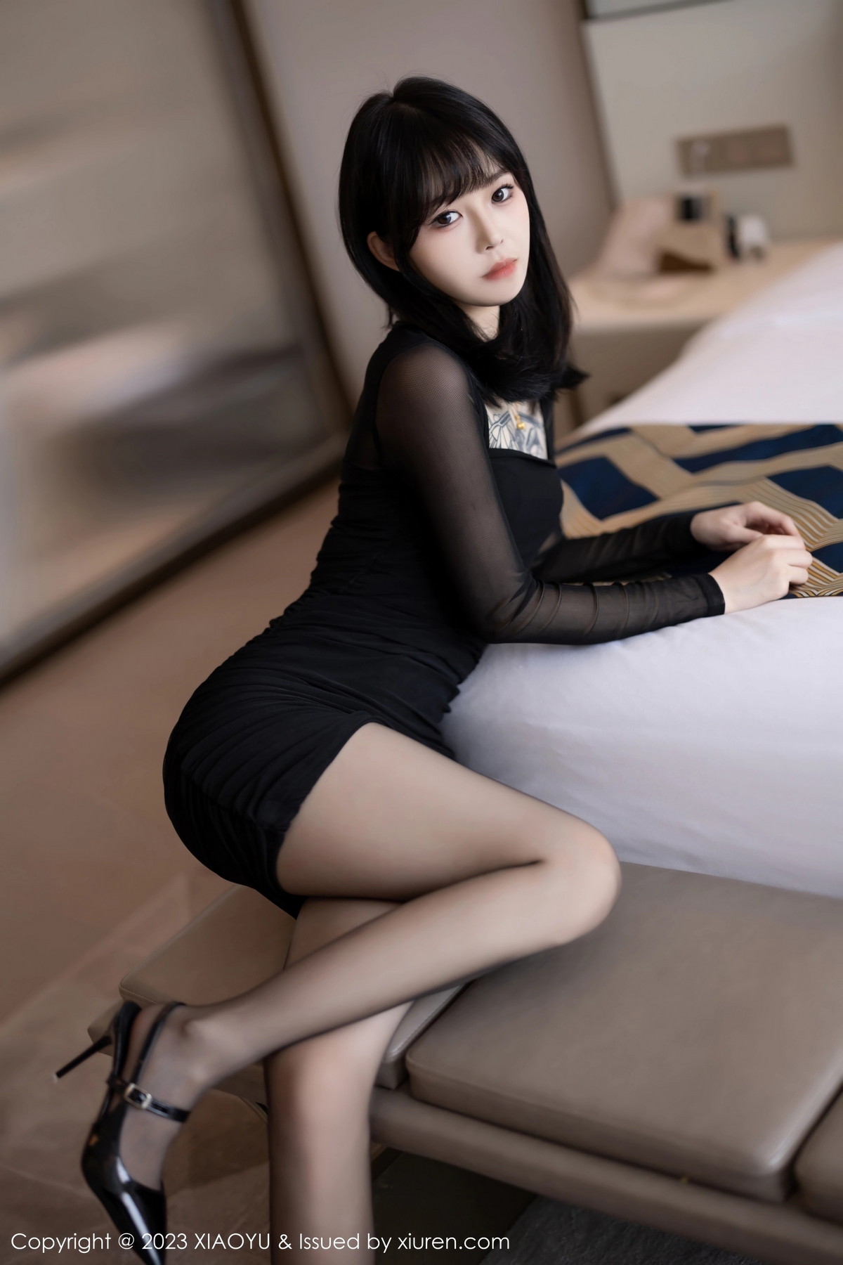 [语画界] 2023.10.11 VOL.1124 奶瓶. 美腿清纯  第5张
