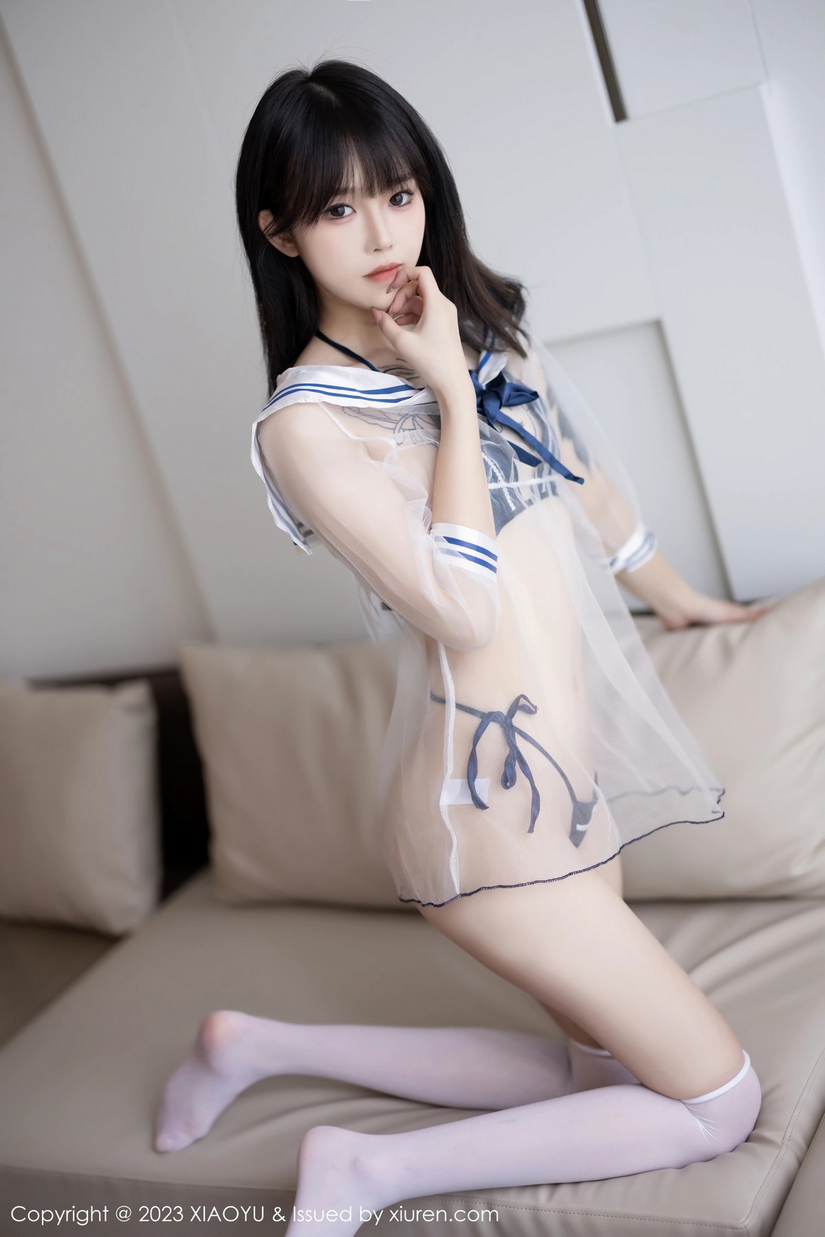 [语画界] 2023.10.11 VOL.1124 奶瓶. 美腿清纯  第40张