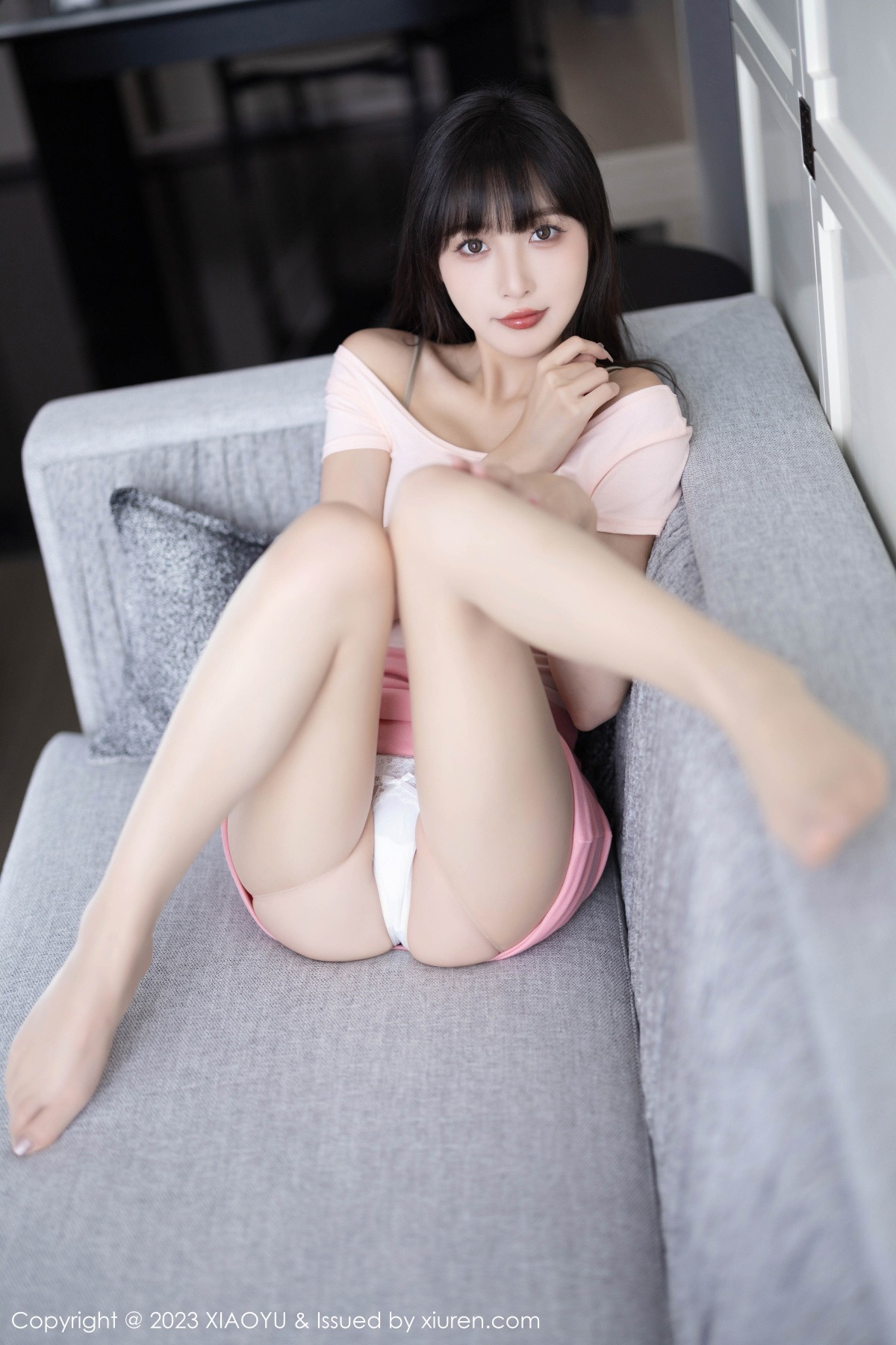 [语画界] 2023.09.15 VOL.1112 林星阑 短裙美腿  第39张