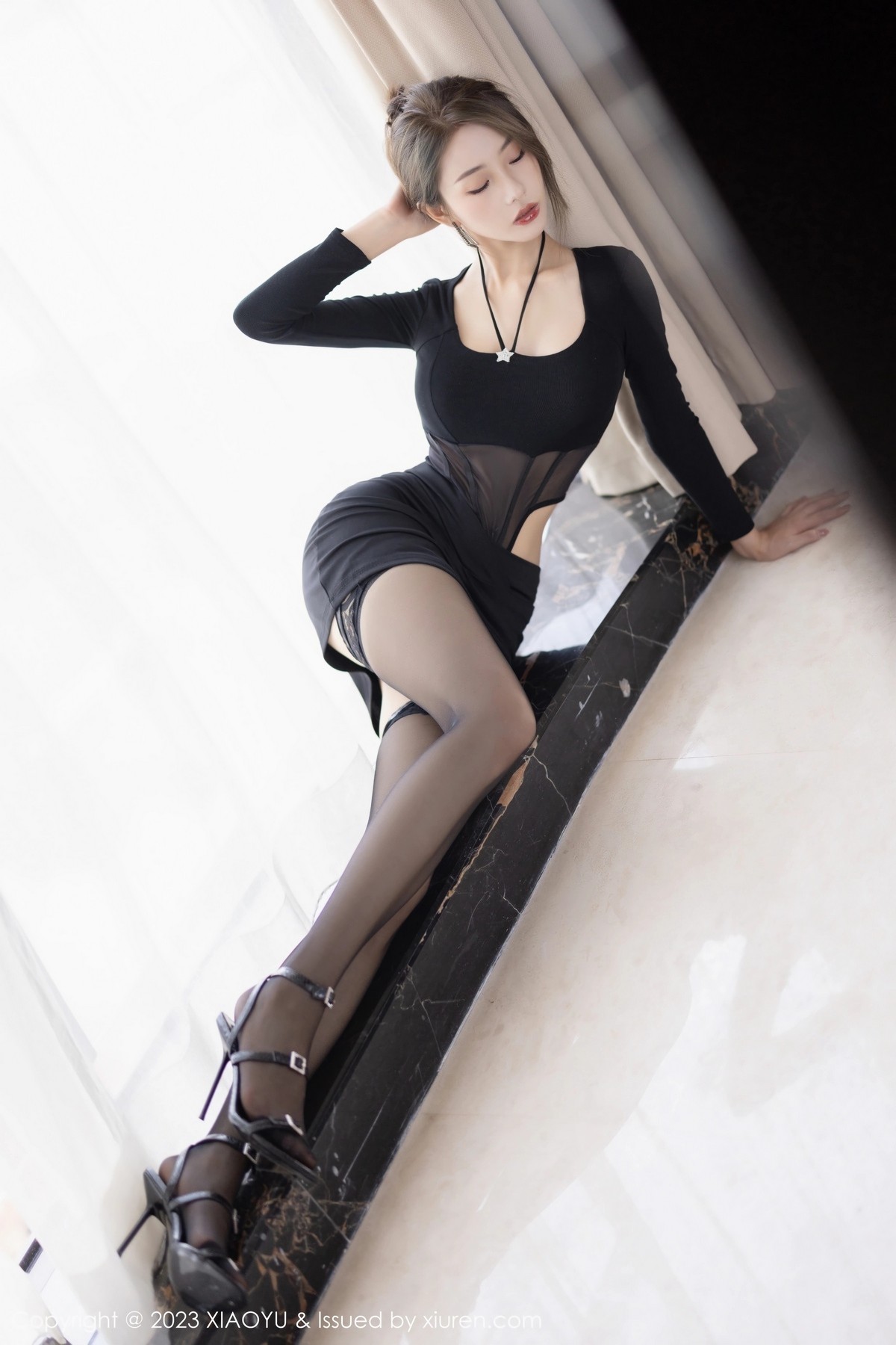 [语画界] 2023.05.22 VOL.1032 苏苏阿 黑丝美腿  第13张