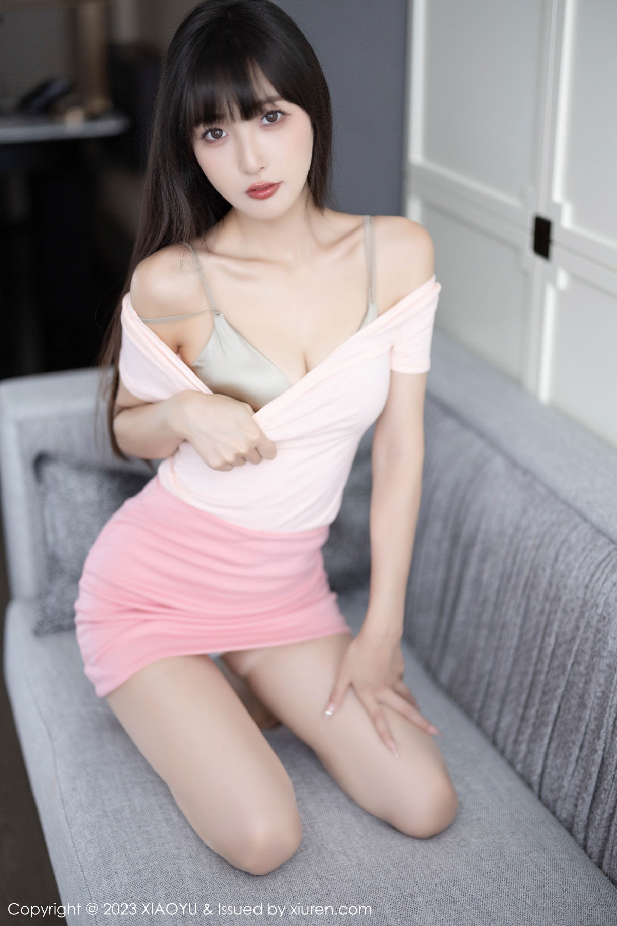 [语画界] 2023.09.15 VOL.1112 林星阑 短裙美腿  第34张