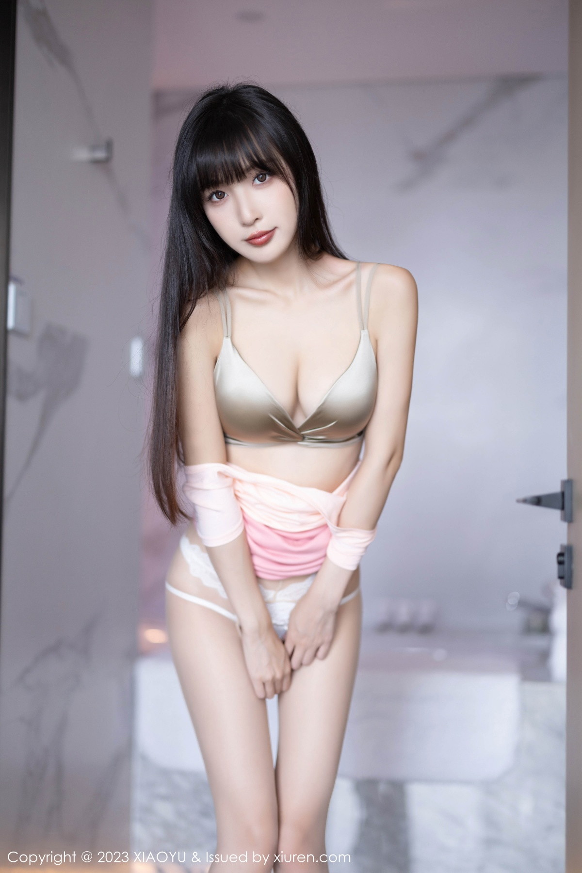 [语画界] 2023.09.15 VOL.1112 林星阑 短裙美腿  第46张