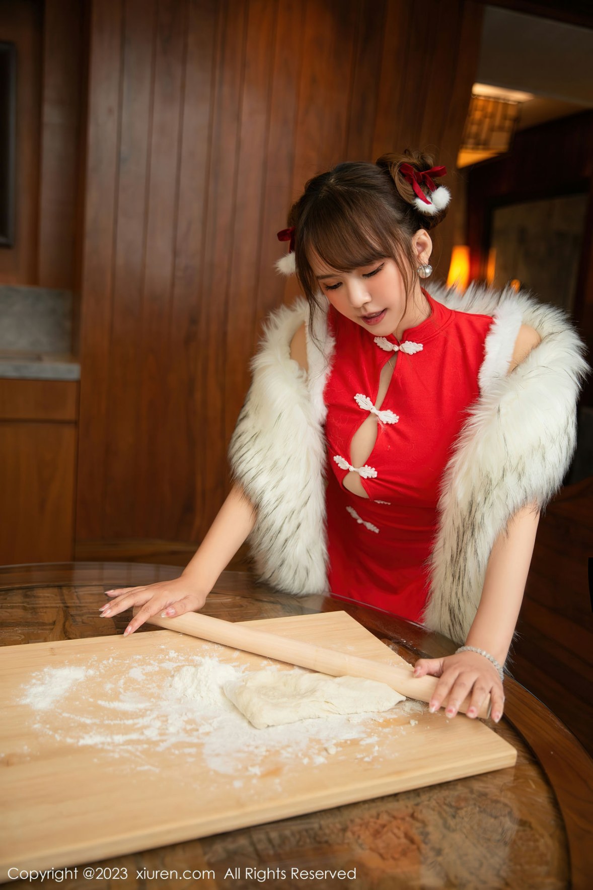 [秀人网] 2023.02.09 No.6242 张思允Nice 喜庆美臀  第16张