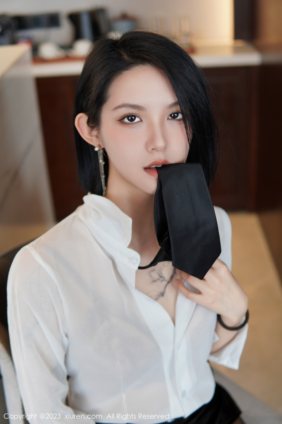 [秀人网] 2023.01.19 No.6158 乔一一 蕾丝内衣  第26张