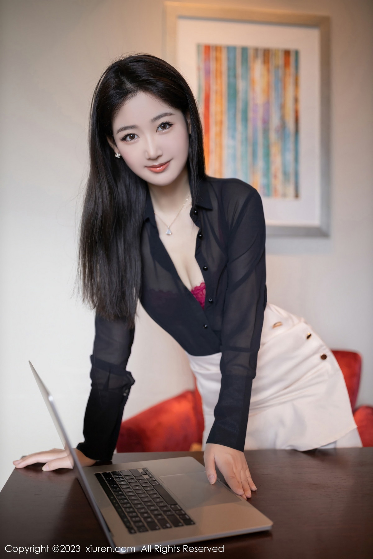 [秀人网] 2023.02.06 No.6223 唐安琪 黑丝美腿  第11张