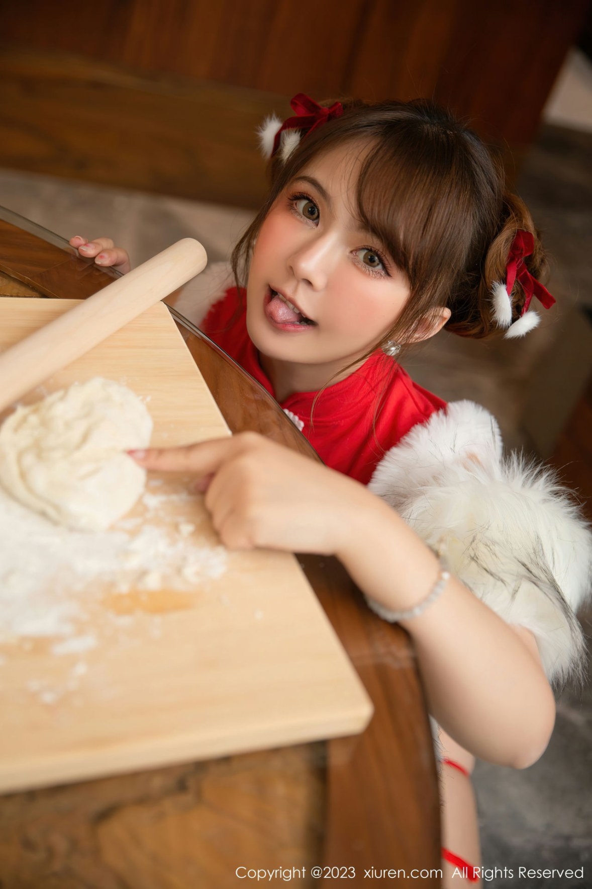 [秀人网] 2023.02.09 No.6242 张思允Nice 喜庆美臀  第7张