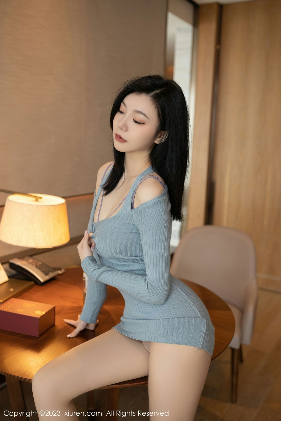 [秀人网] 2023.02.21 No.6300 安然anran 淑女美腿  第20张