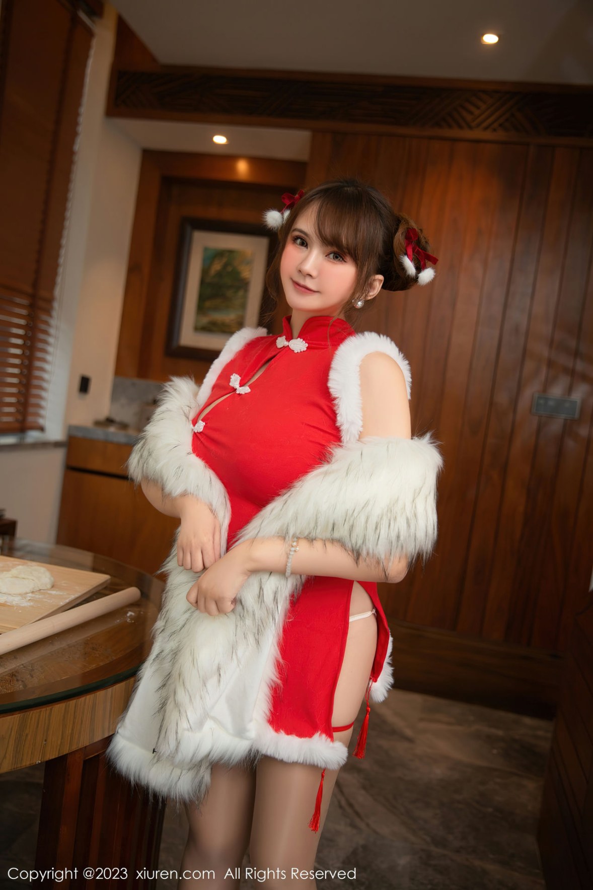 [秀人网] 2023.02.09 No.6242 张思允Nice 喜庆美臀  第4张