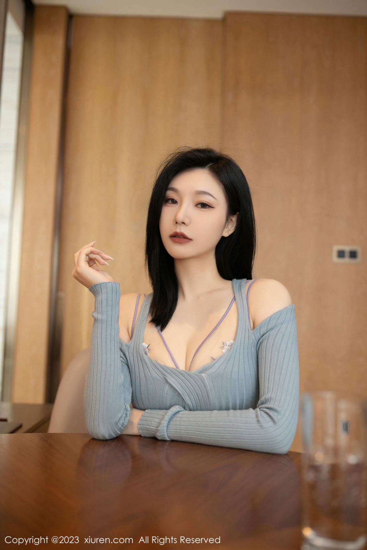 [秀人网] 2023.02.21 No.6300 安然anran 淑女美腿  第17张