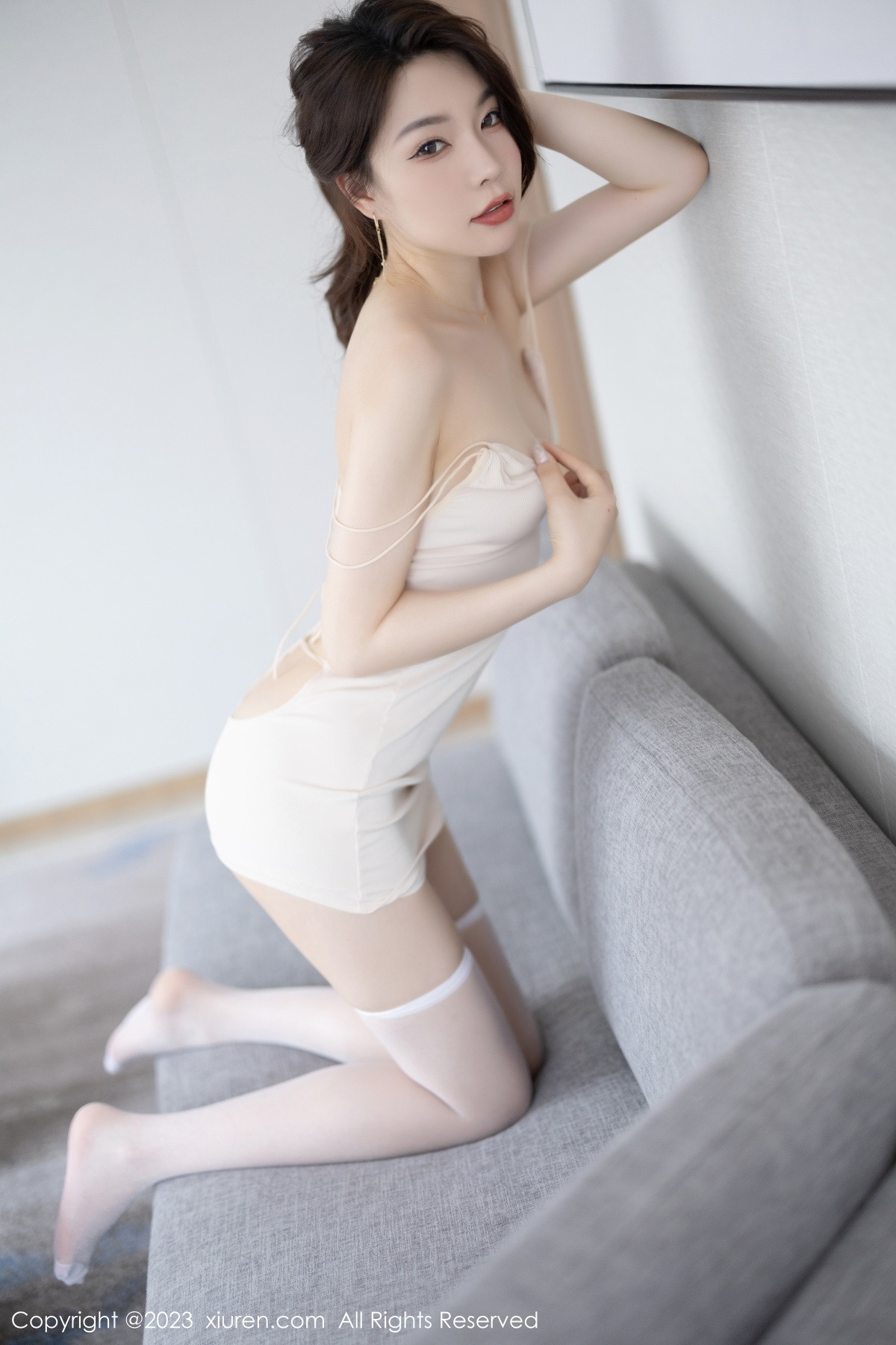 [秀人网] 2023.02.13 No.6257 徐莉芝Booty 妩媚美腿  第50张