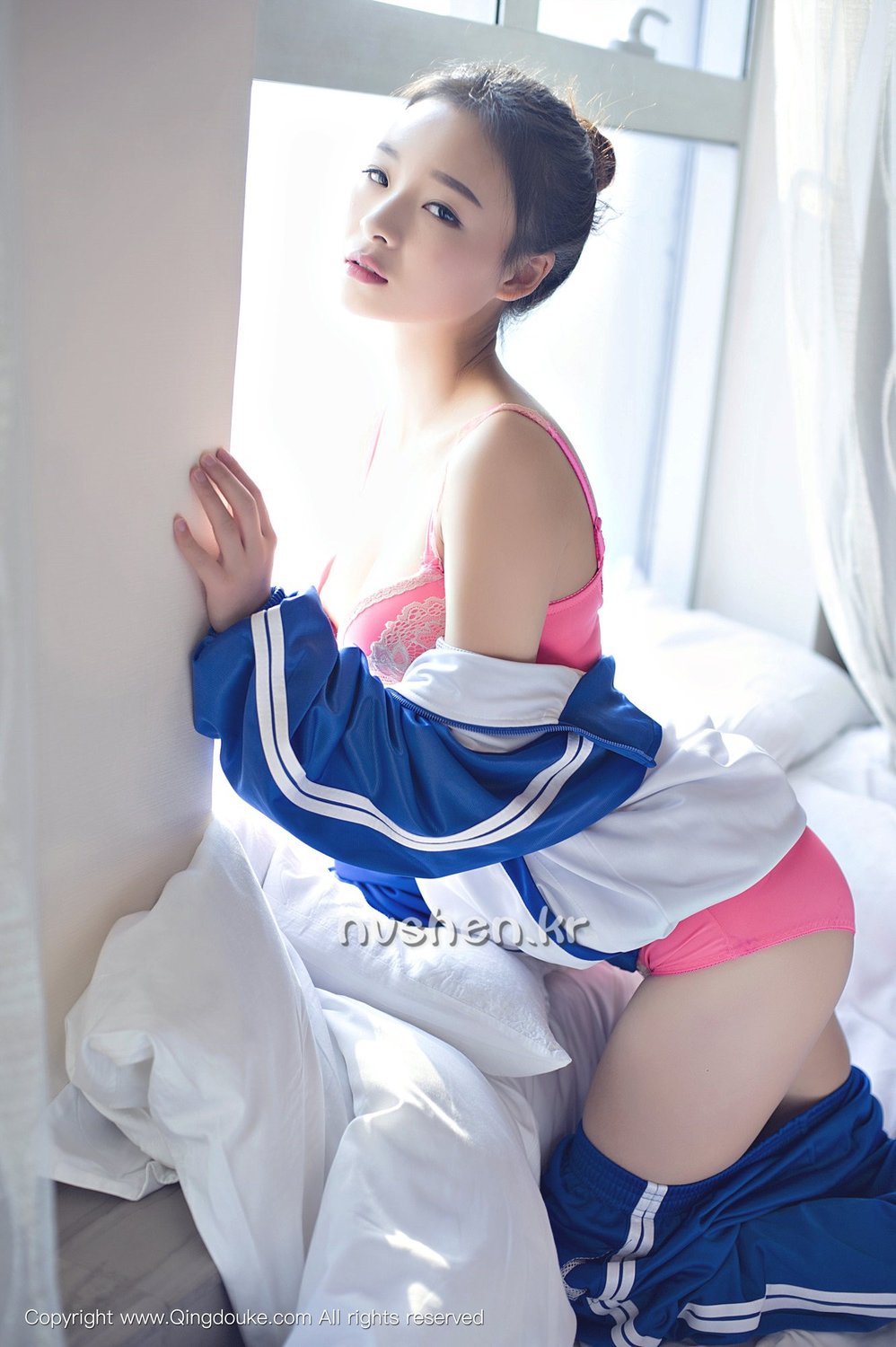 Una尤娜 [青豆客QingDouKe]高清写真图2016-11-29 校服诱惑写真图  第8张