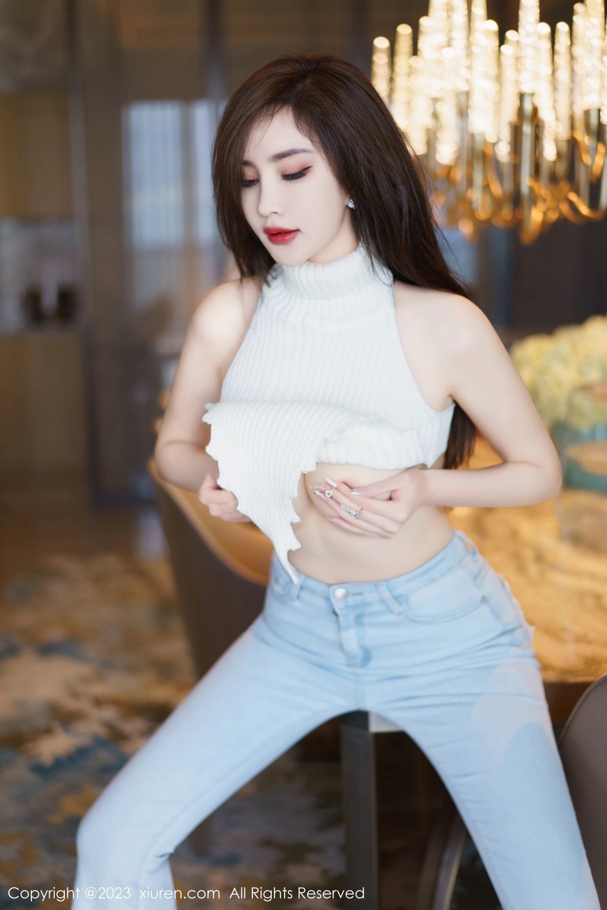 [秀人网] 2023.04.07 No.6534 Carol周妍希 牛仔裤美臀  第9张