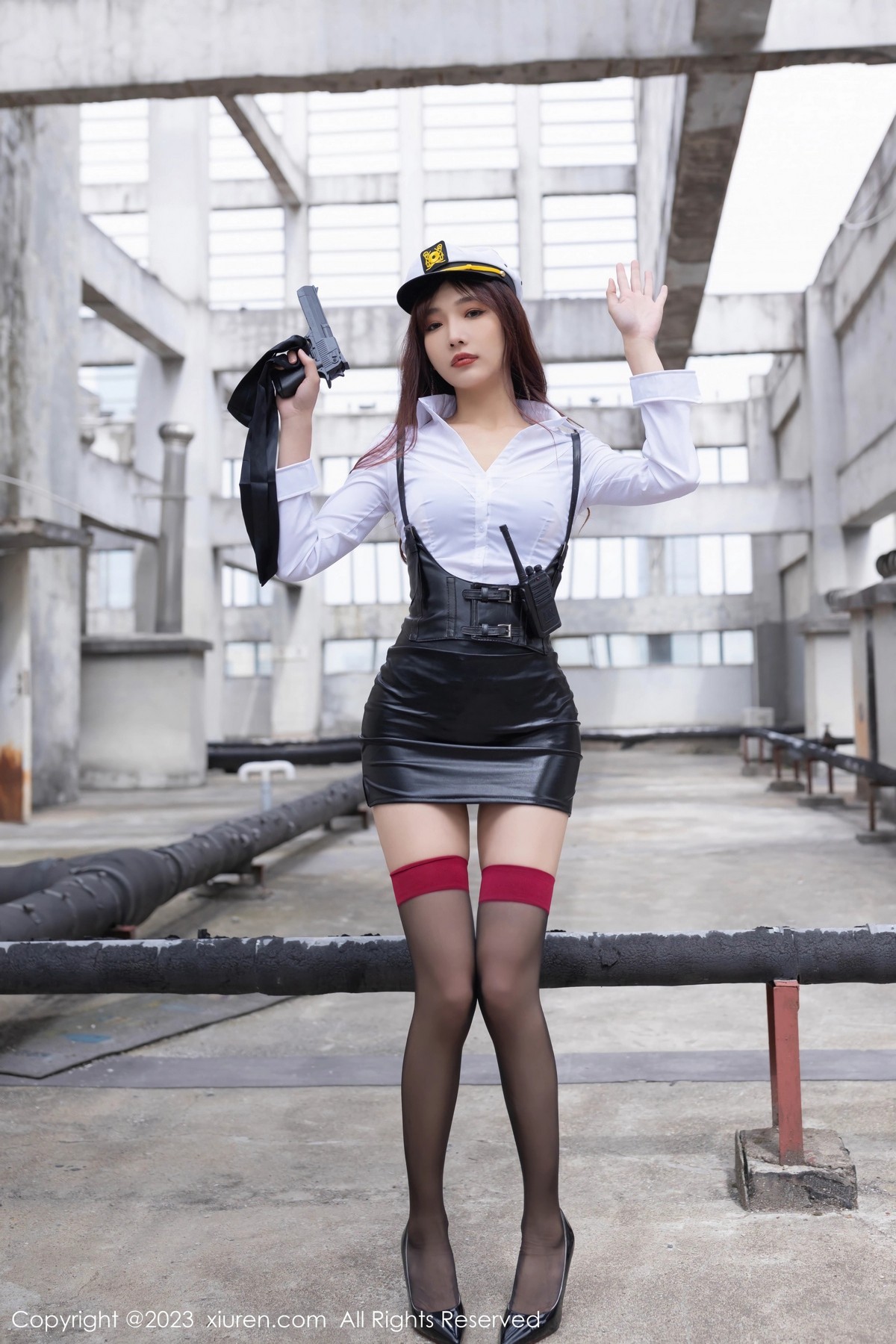 [秀人网] 2023.04.27 No.6653 陆萱萱 黑丝美腿  第19张