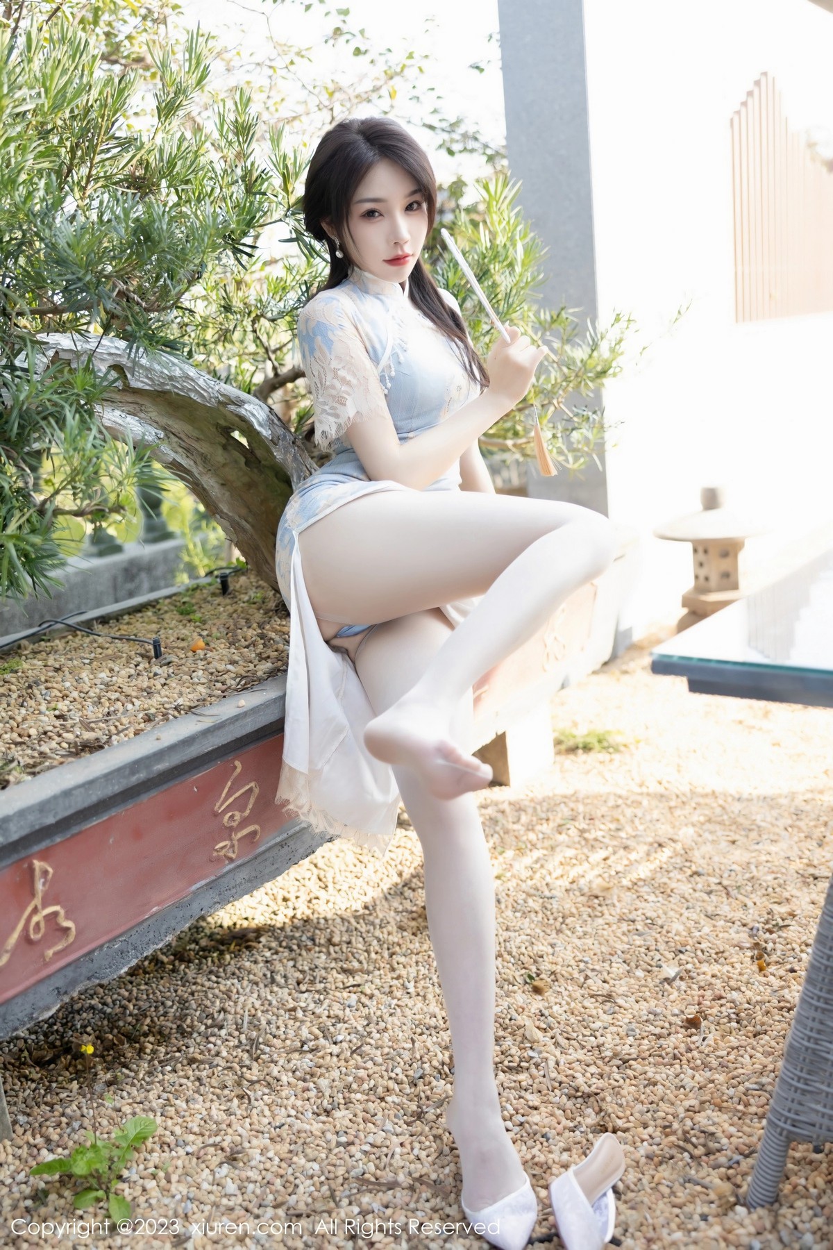 [秀人网] 2023.03.17 No.6434 徐莉芝Booty 旗袍美腿  第19张