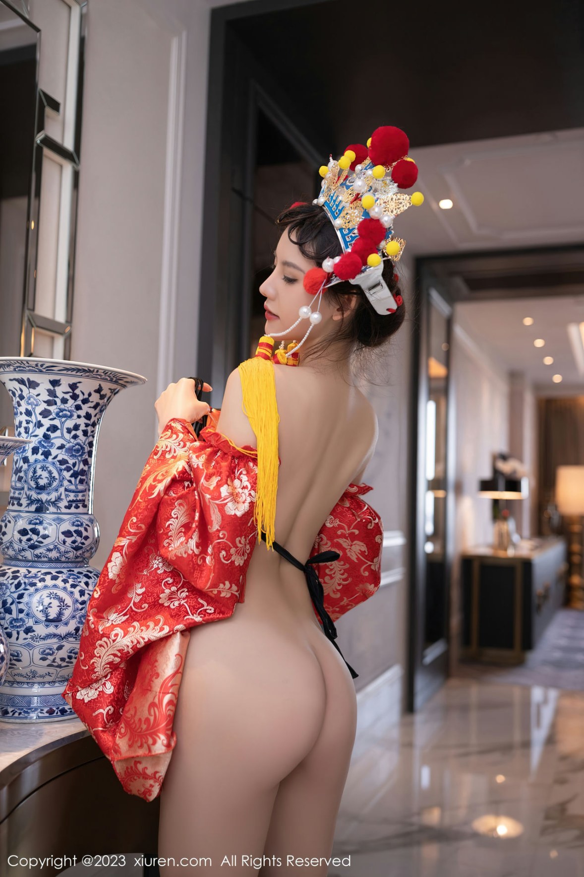 [秀人网] 2023.02.22 No.6308 就是阿朱啊 美臀妩媚  第61张