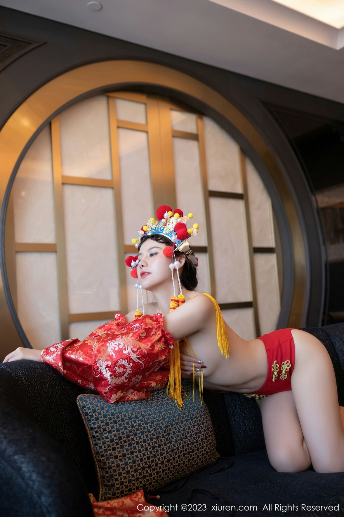[秀人网] 2023.02.22 No.6308 就是阿朱啊 美臀妩媚  第20张