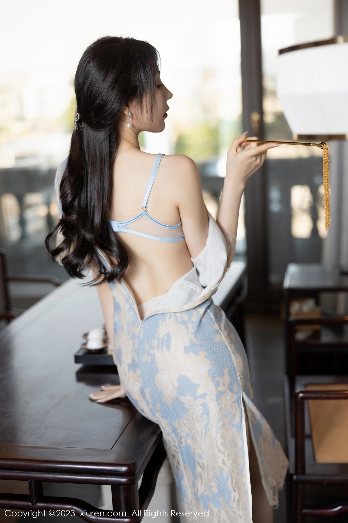 [秀人网] 2023.03.17 No.6434 徐莉芝Booty 旗袍美腿  第36张