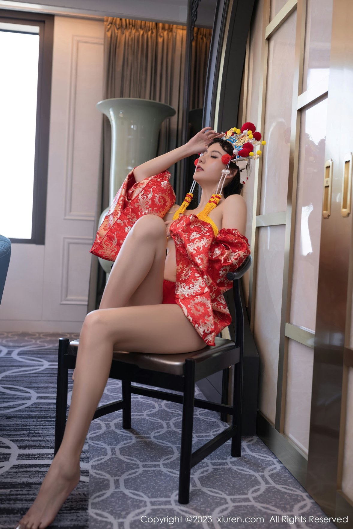 [秀人网] 2023.02.22 No.6308 就是阿朱啊 美臀妩媚  第38张