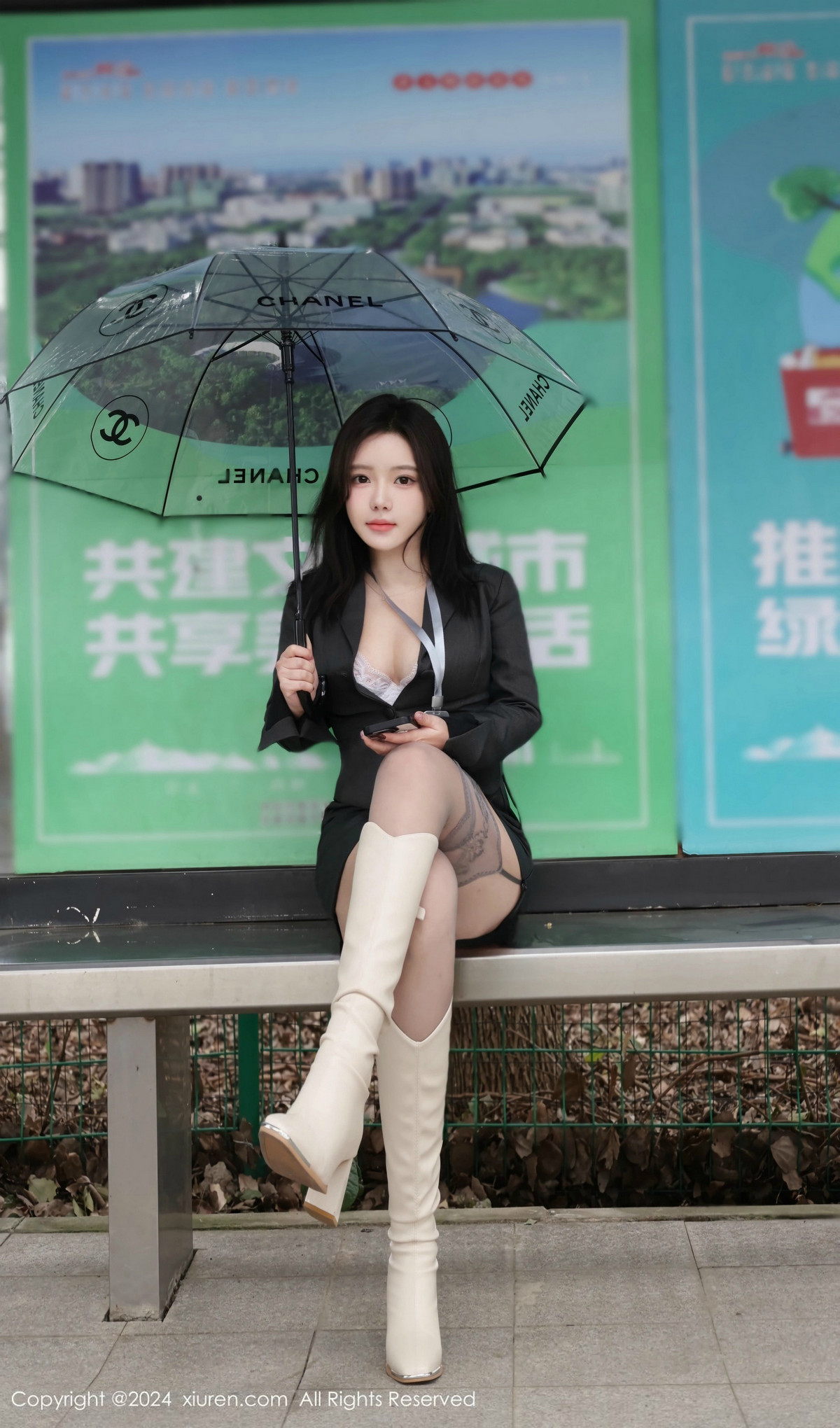 [秀人网] 2024.12.13 No.9595 小薯条nienie 丝袜美腿  第7张