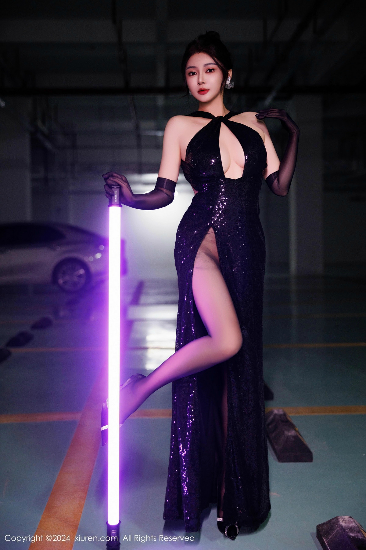 [秀人网] 2024.11.27 No.9512 凯竹Quinn 黑丝美臀  第6张