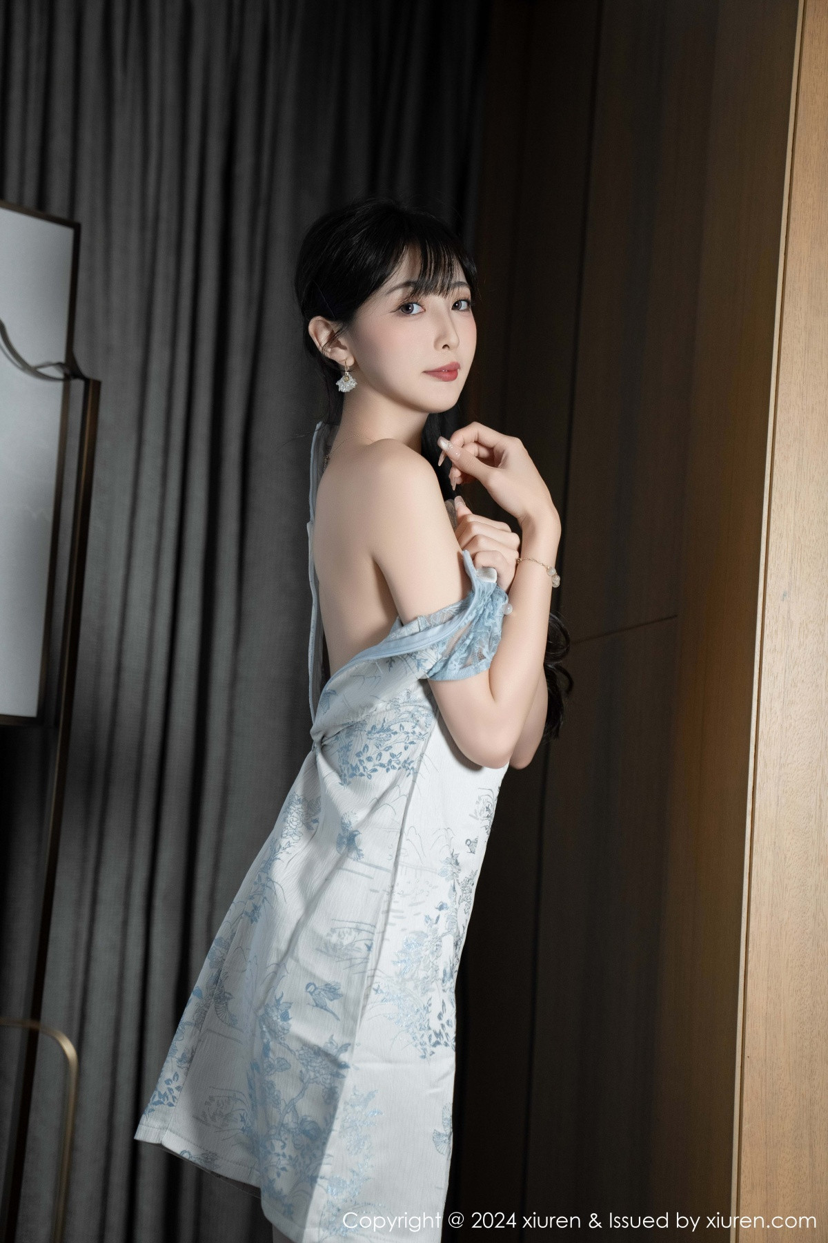 [秀人网] 2024.11.22 No.9487 林星阑 旗袍美腿  第45张