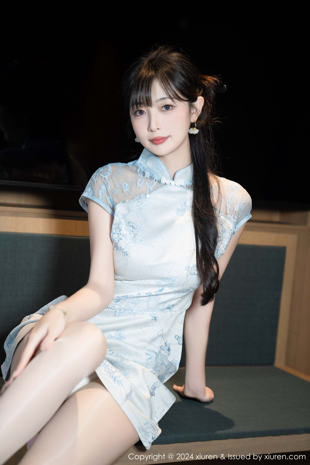 [秀人网] 2024.11.22 No.9487 林星阑 旗袍美腿  第26张