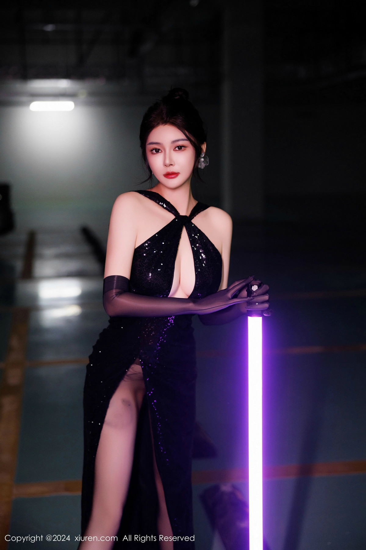 [秀人网] 2024.11.27 No.9512 凯竹Quinn 黑丝美臀  第9张