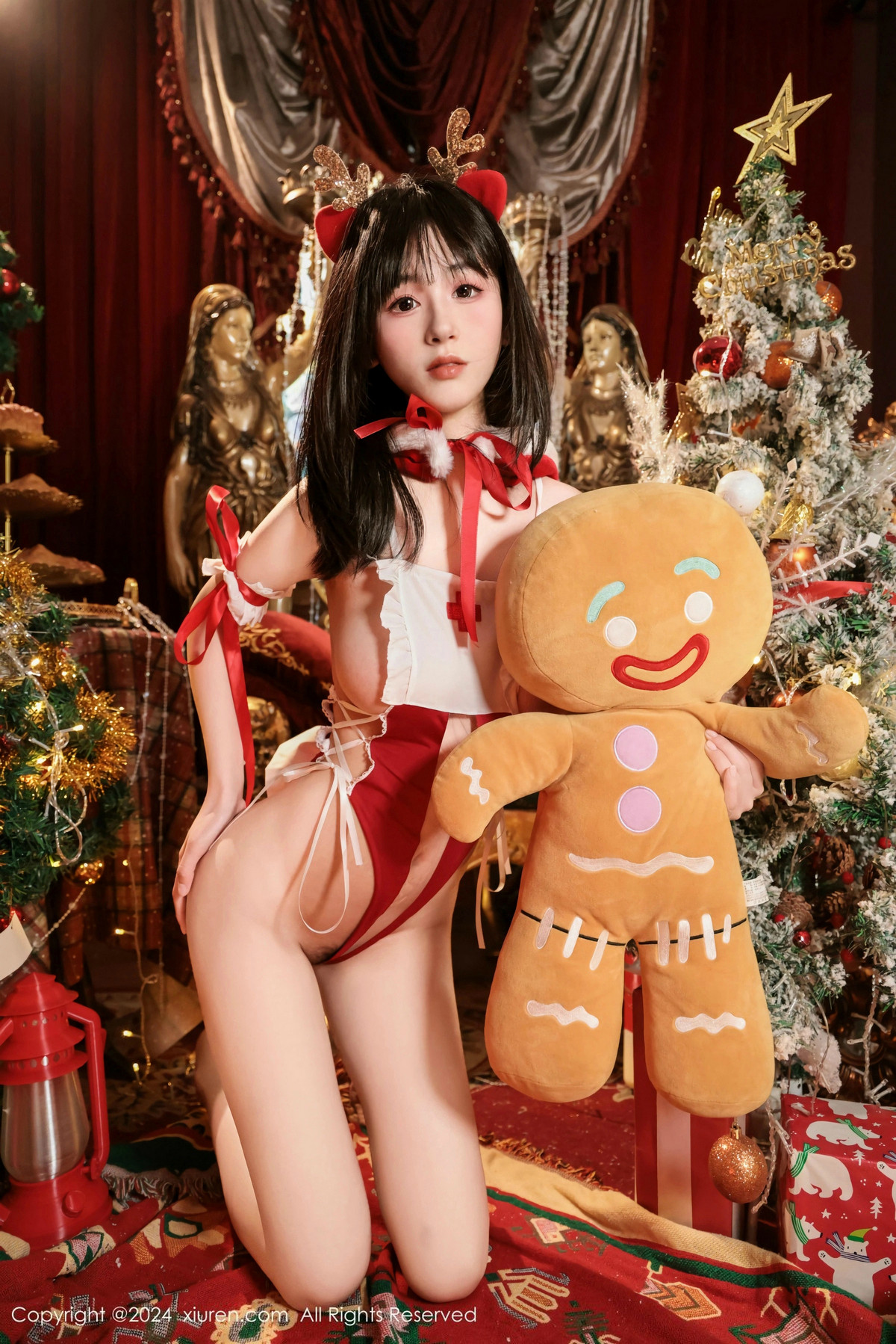 [秀人网] 2024.12.23 No.9642 奶芙乔乔 美腿丝袜  第17张
