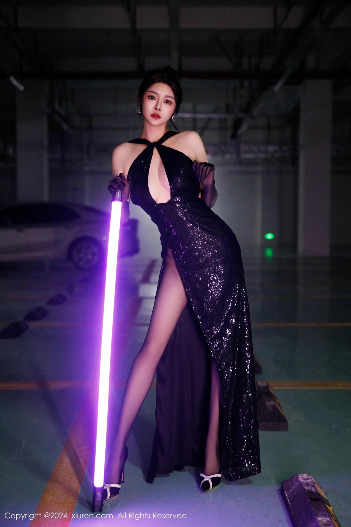 [秀人网] 2024.11.27 No.9512 凯竹Quinn 黑丝美臀  第2张