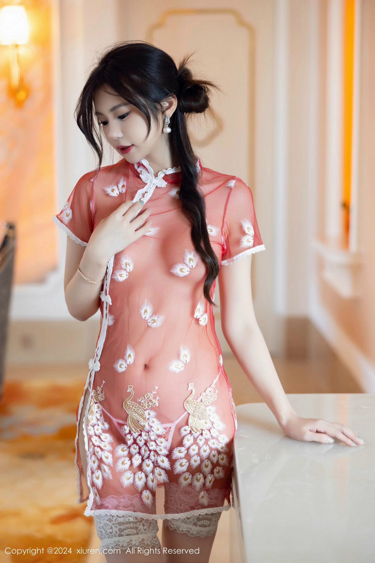 [秀人网] 2024.11.29 No.9529 绮里嘉ula 丝袜美腿  第53张