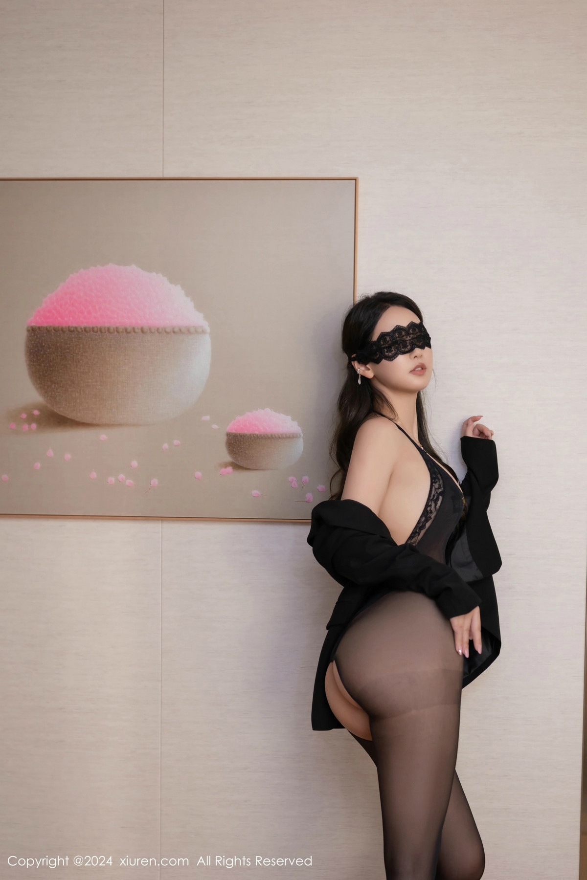 [秀人网] 2024.12.09 No.9571 唐安琪 黑丝美腿  第39张