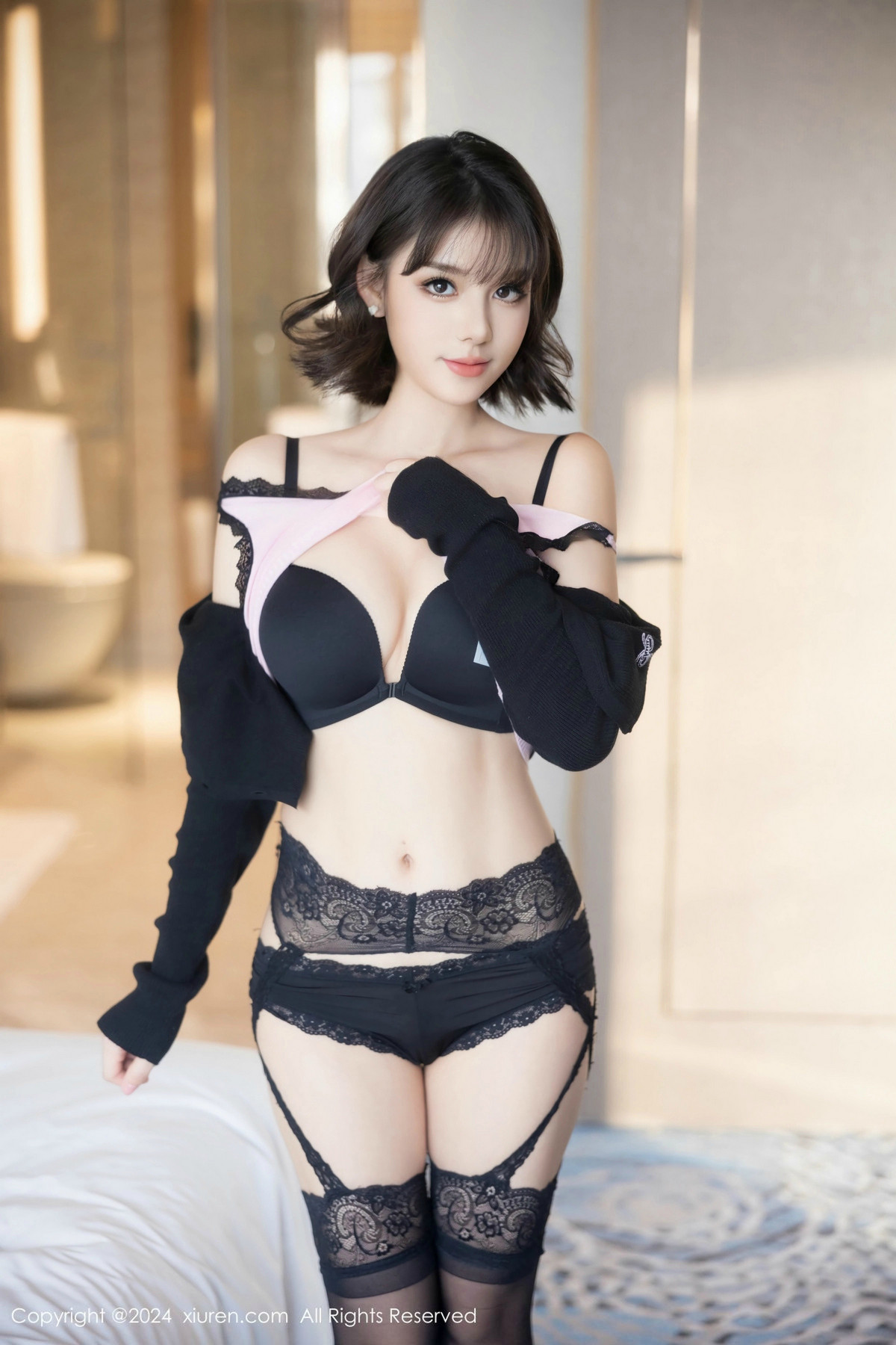 [秀人网] 2024.12.19 No.9620 黎苏苏 黑丝美腿  第42张