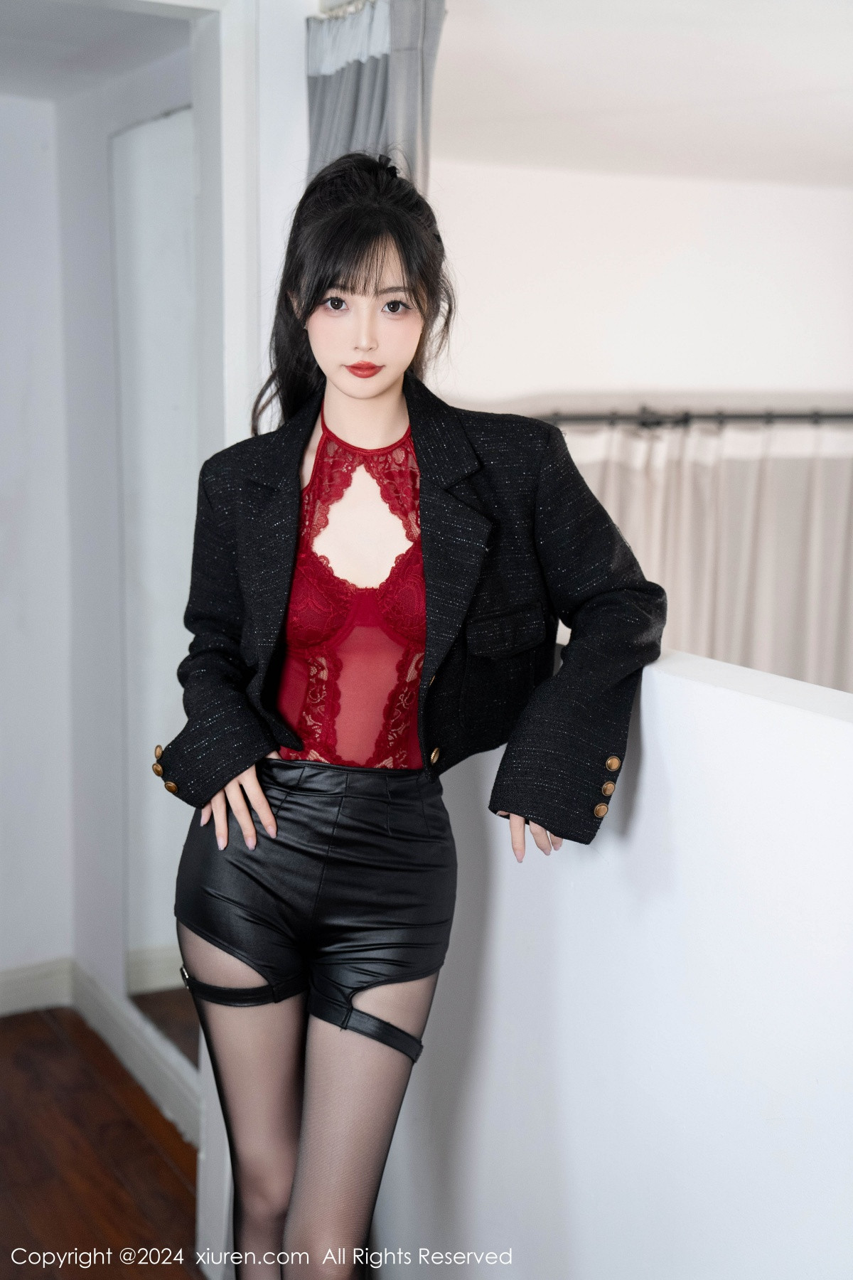[秀人网] 2024.12.06 No.9561 林星阑 黑丝美腿  第7张