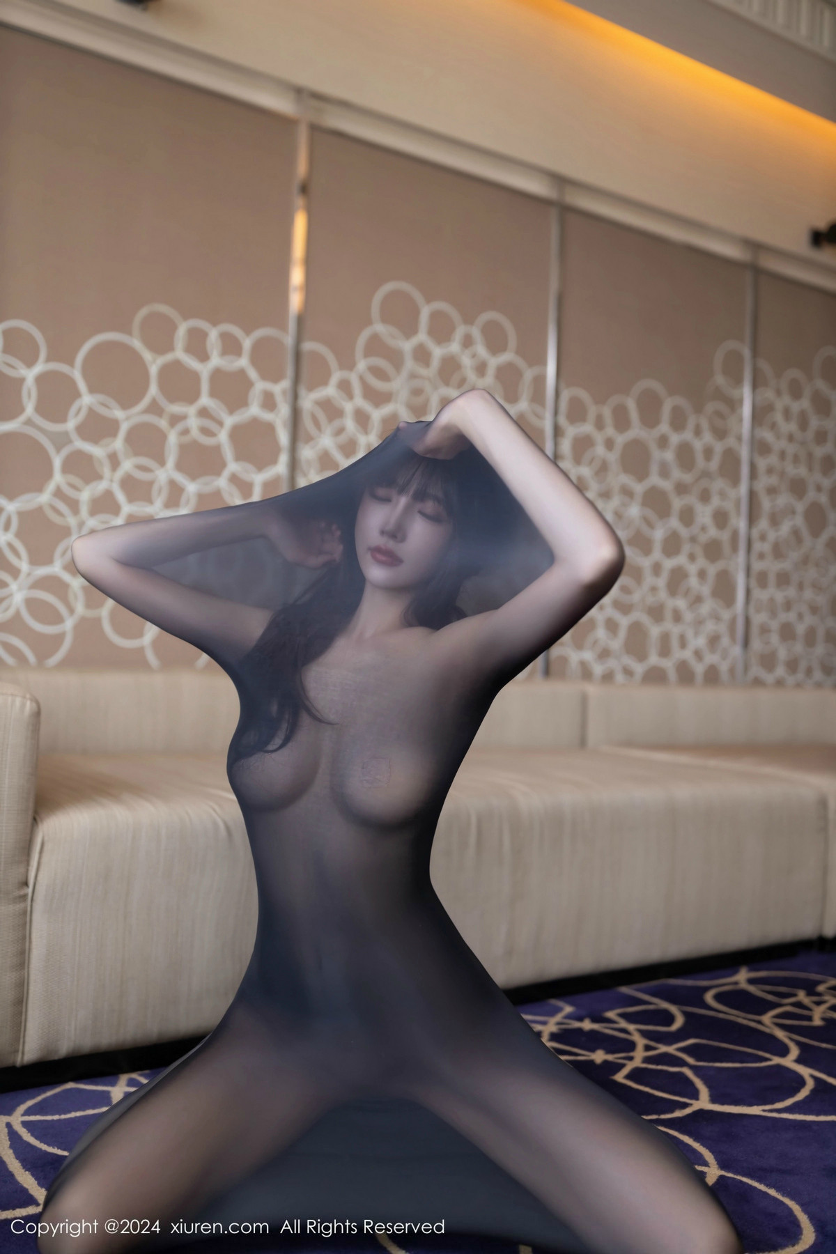 [秀人网] 2024.12.12 No.9590 陆萱萱 黑丝美腿  第51张