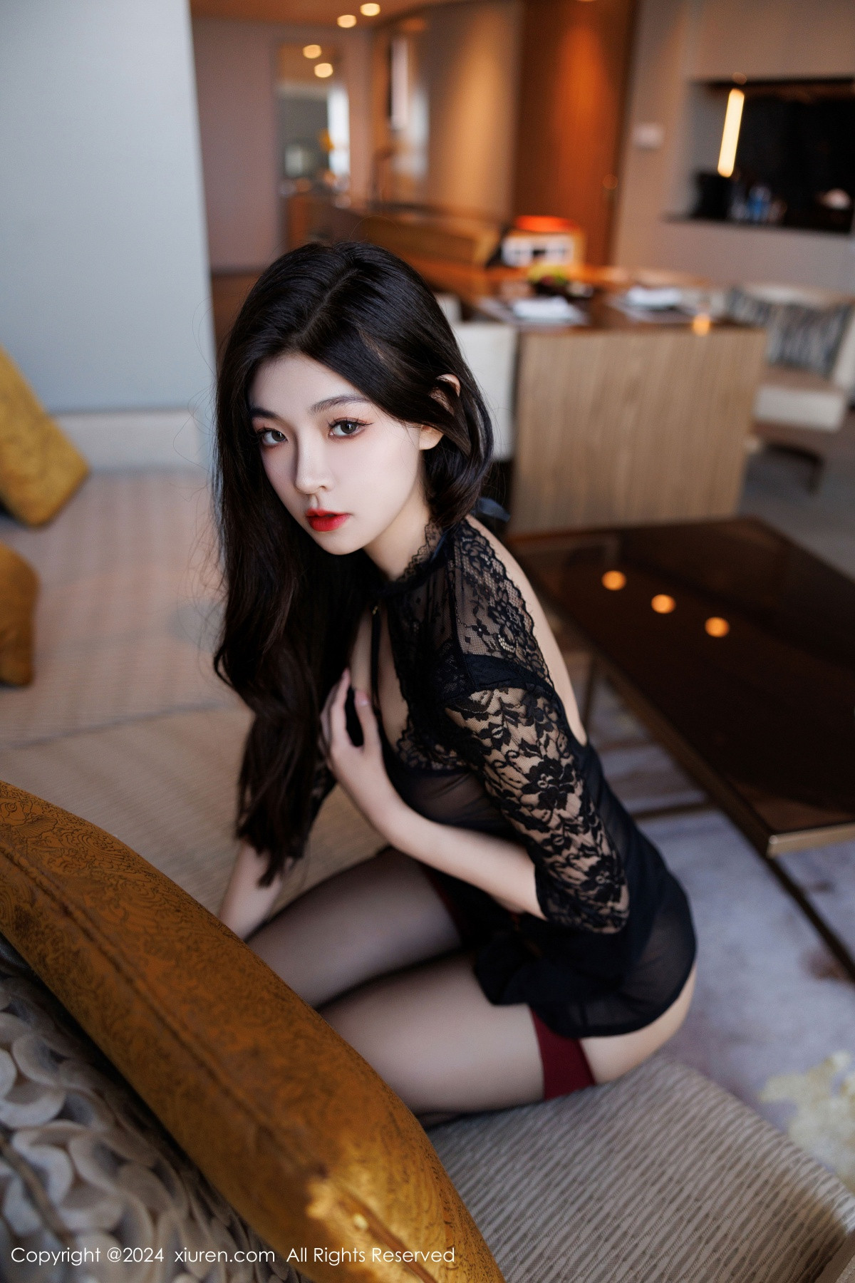 [秀人网] 2024.11.25 No.9499 初梦瑶 黑丝美腿  第69张